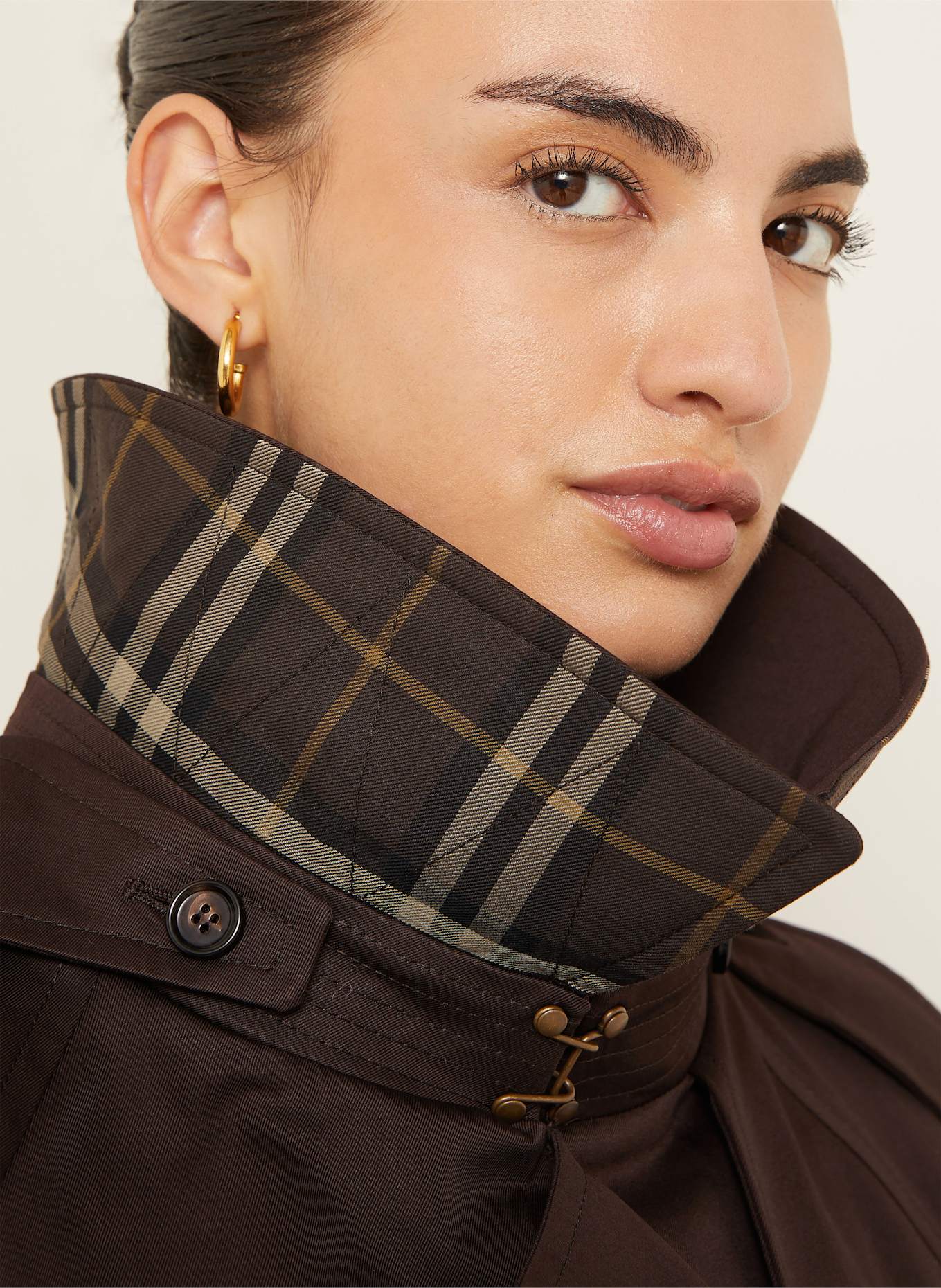 BURBERRY Trench-Jacke DOLEBURY: DUNKELBRAUN