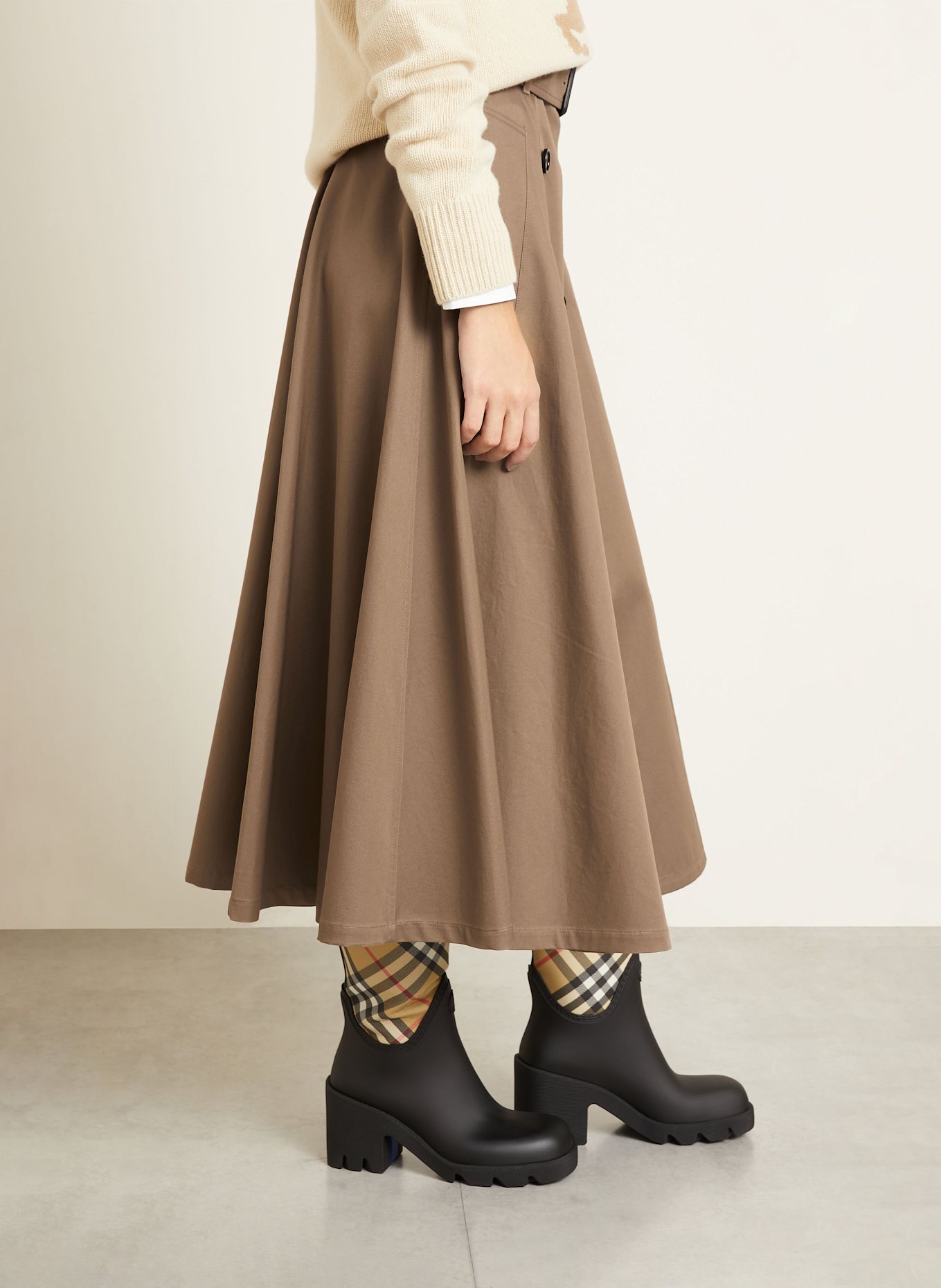 BURBERRY Spódnica BRENDA: BRĄZOWY