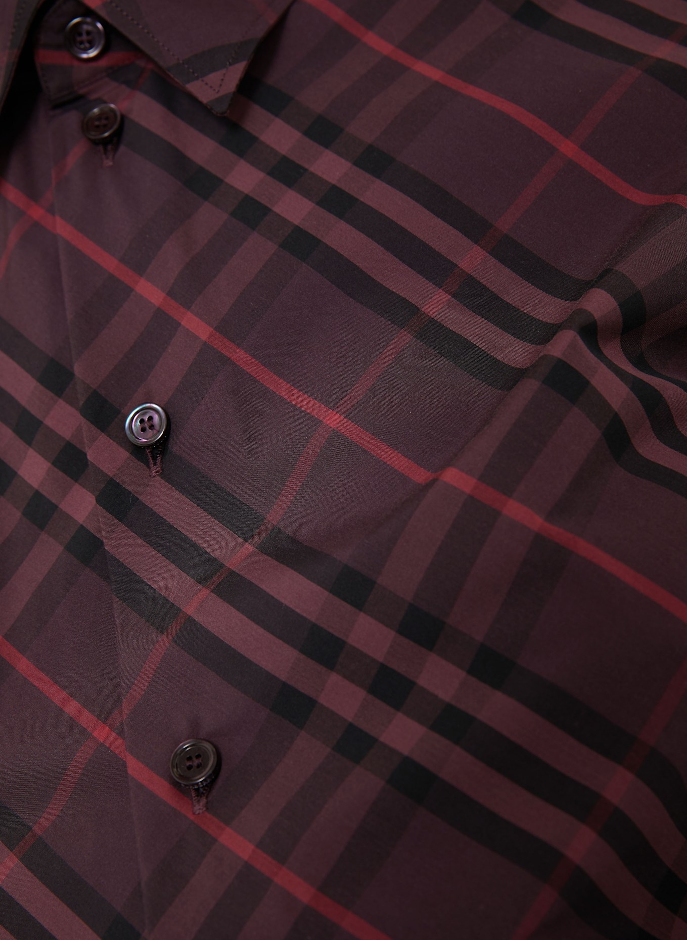 BURBERRY Koszula SIMONE: FIOLETOWY / CZERWONY / CZARNY