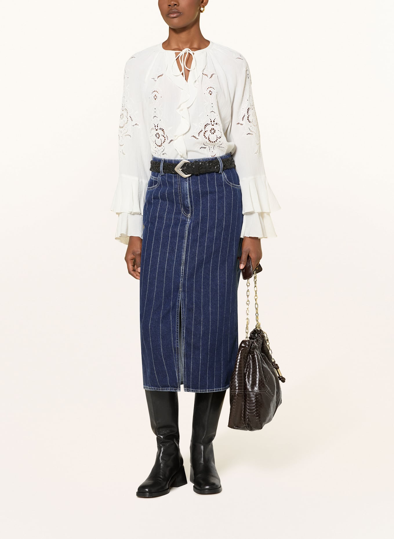 ba&sh Jeansrock ROMY: BLUE BLUE JEANS