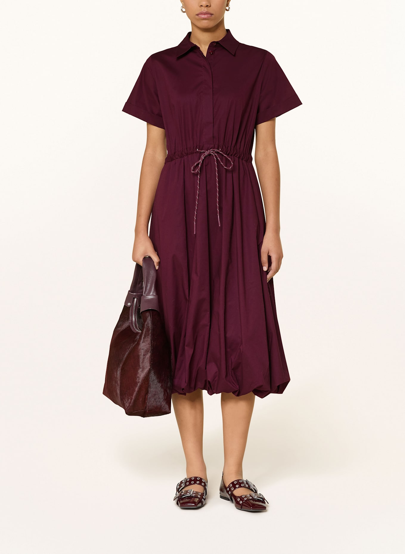 Rich & Royal Kleid: DUNKELROT