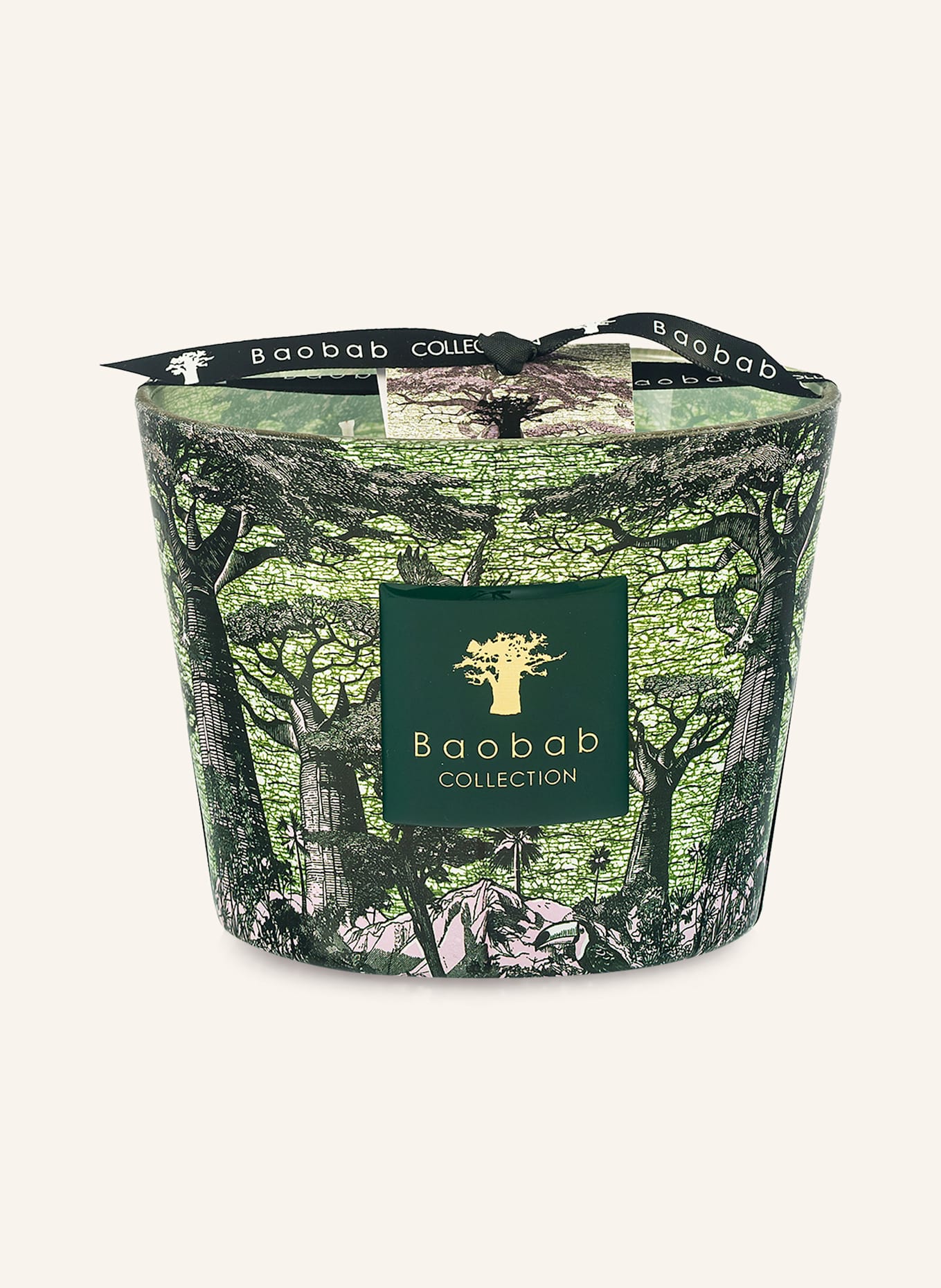 Baobab COLLECTION Duftkerze SACRED TREES TOUBA: ROSA / HELLGRÜN