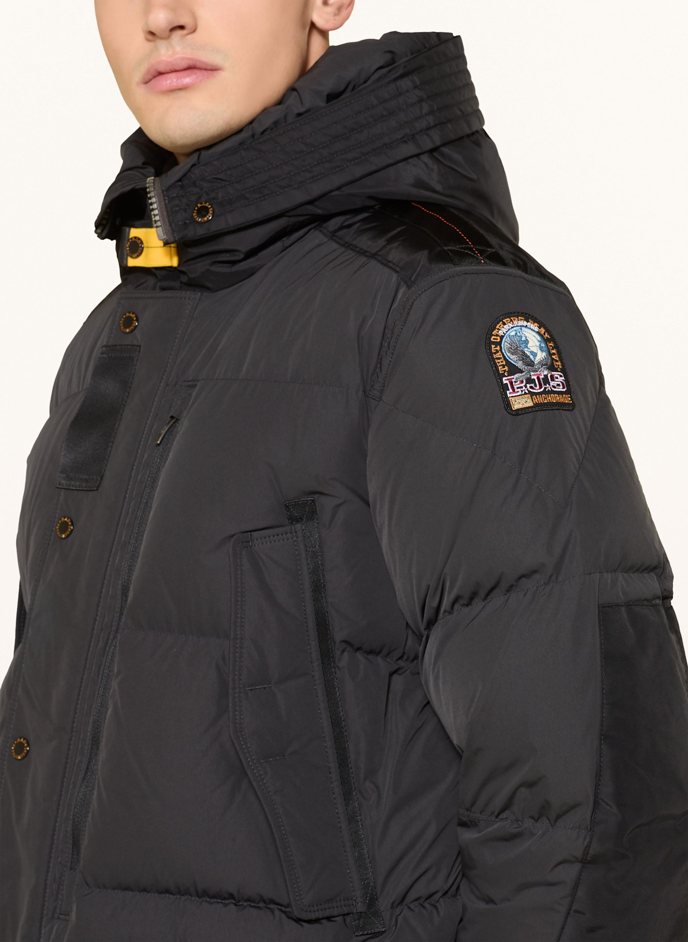PARAJUMPERS Daunenparka HARRASEEKET: SCHWARZ