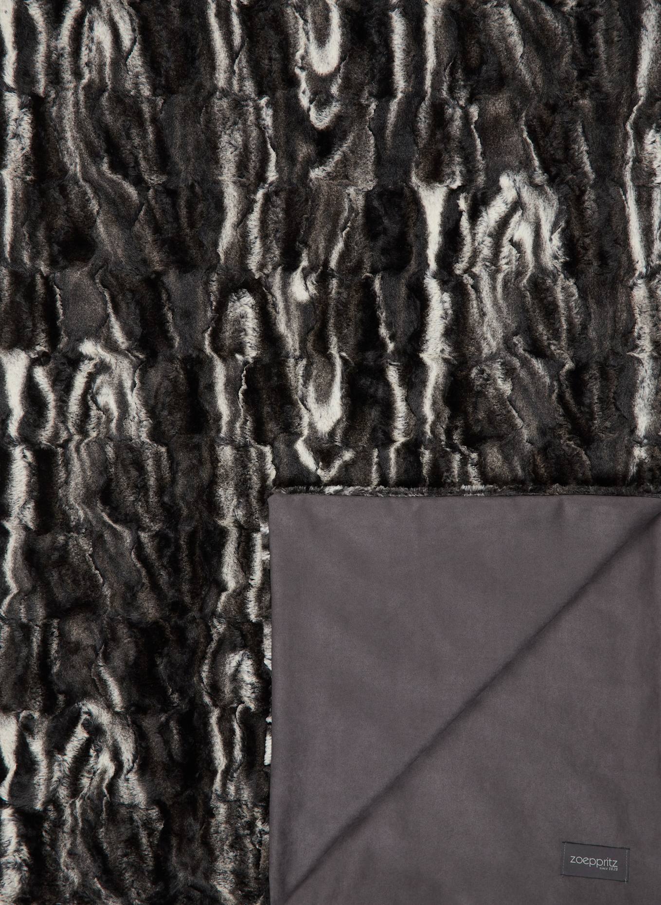 zoeppritz Plaid RUN: DUNKELGRAU / DUNKELBRAUN / ECRU