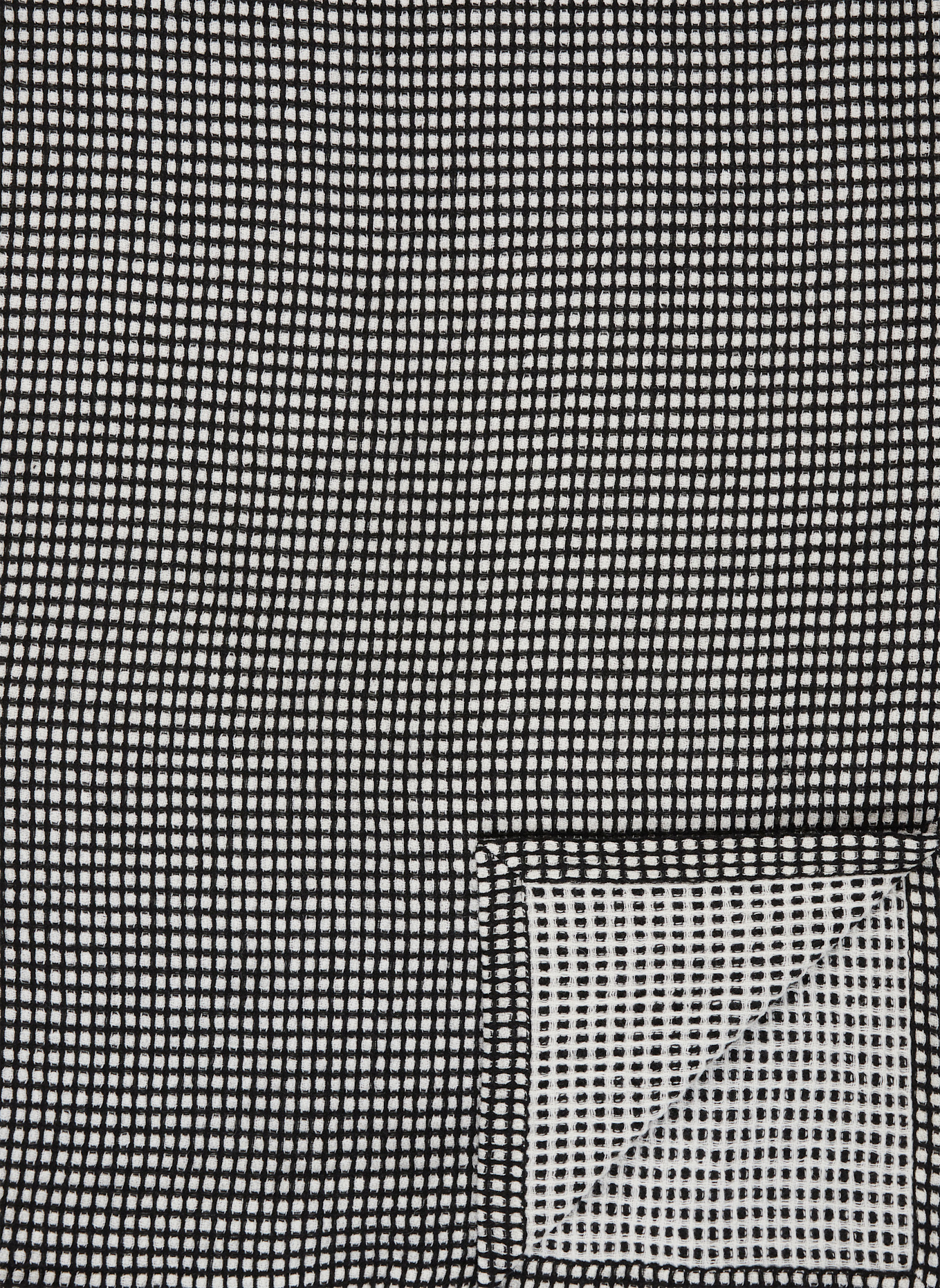 zoeppritz Plaid MESH: SCHWARZ / WEISS