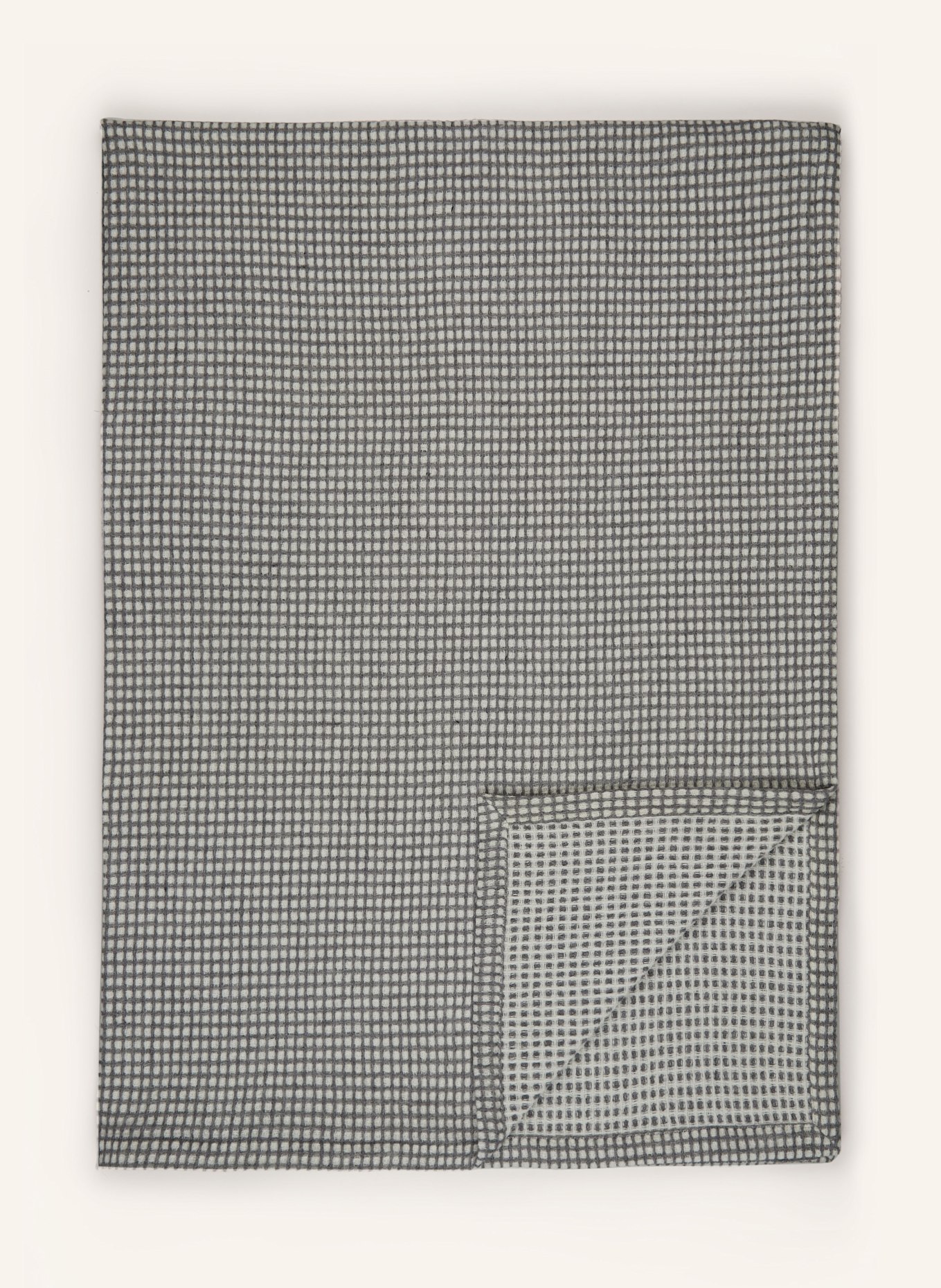 zoeppritz Plaid MESH: CREME / HELLGRAU