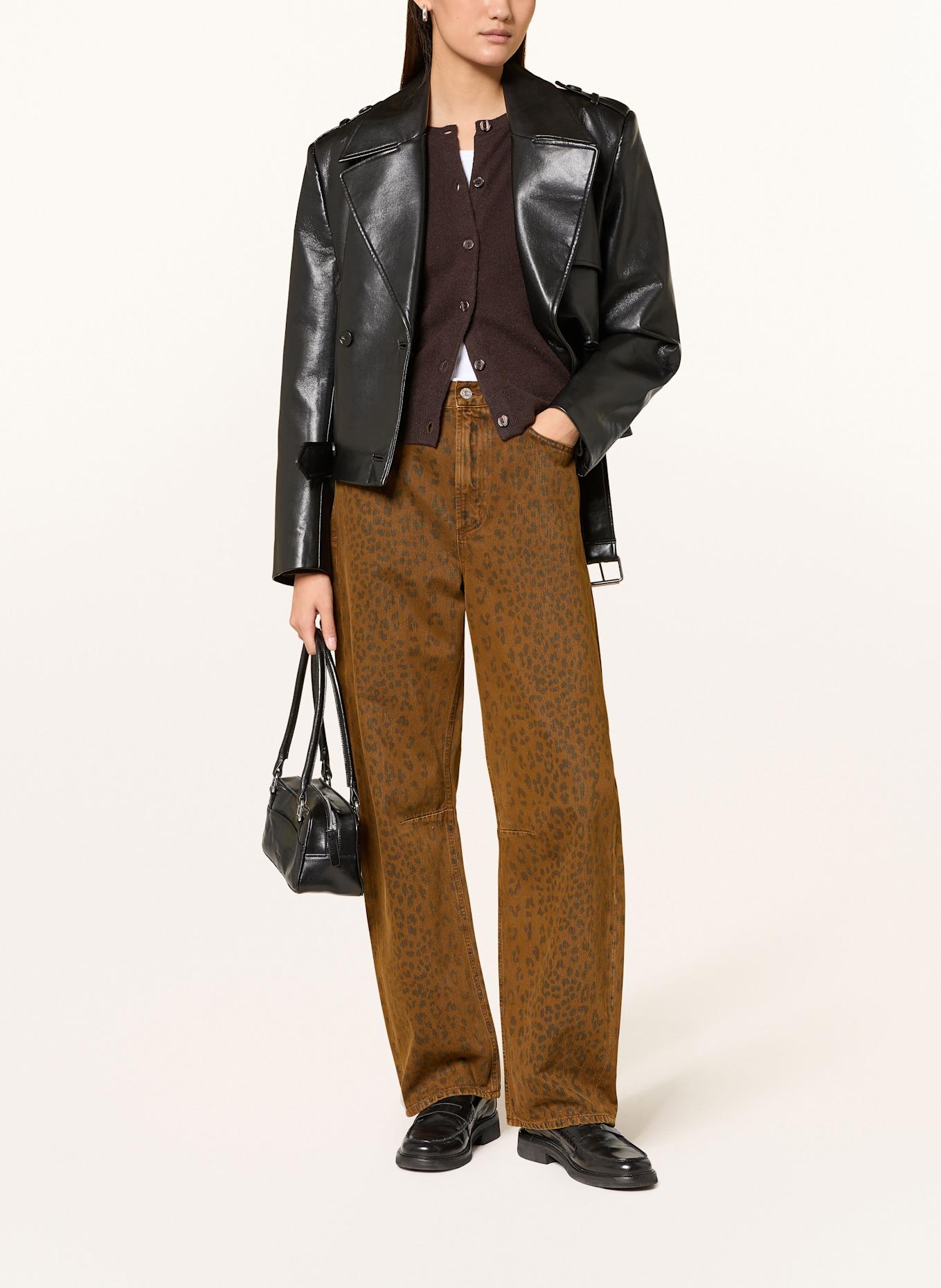 CITIZENS of HUMANITY Barrell Jeans MIRO: SEPIA CHEETAH DK BRN CHTH PRN