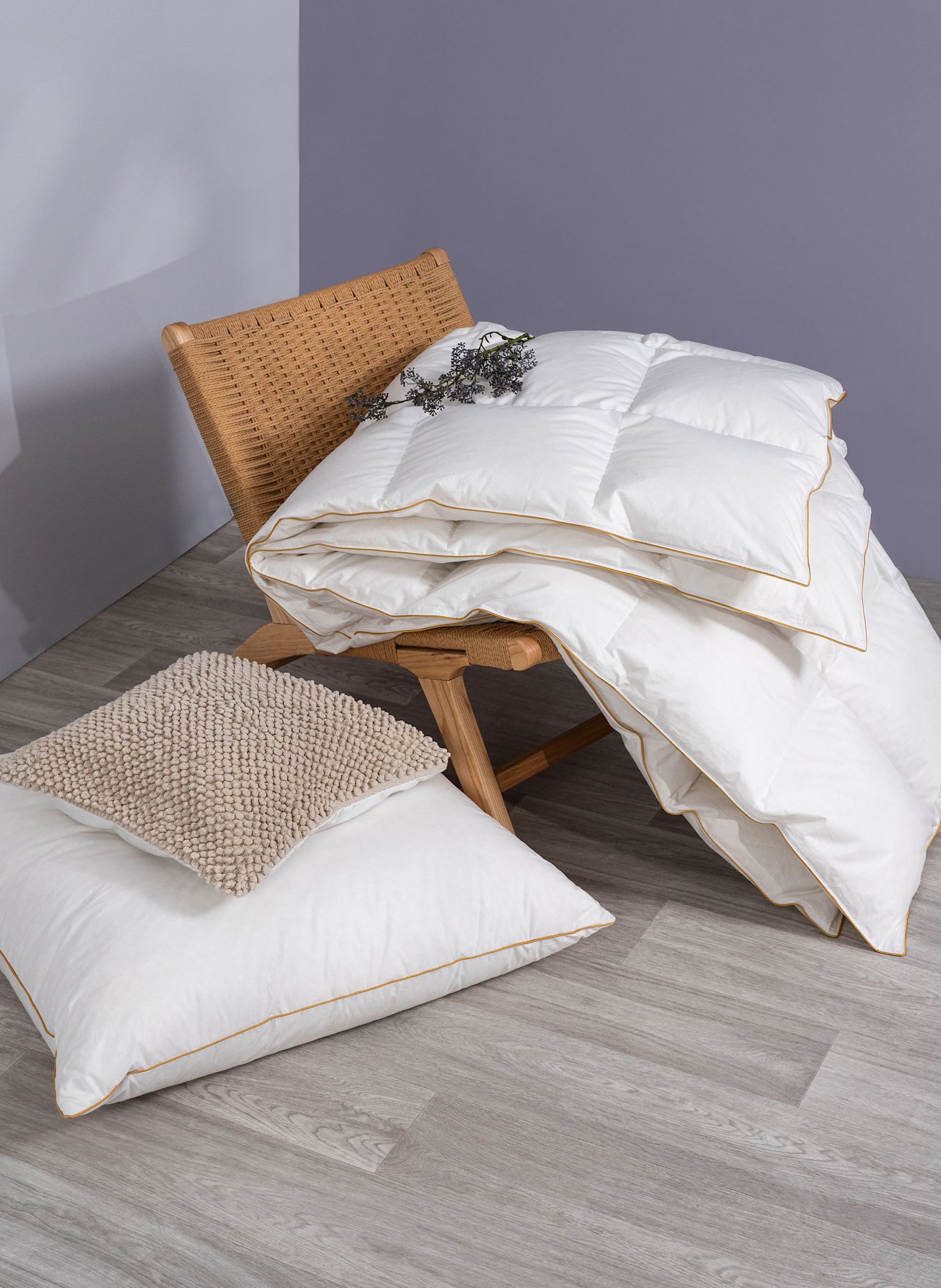 CENTA-STAR Daunenkissen LA BELLE: CREME