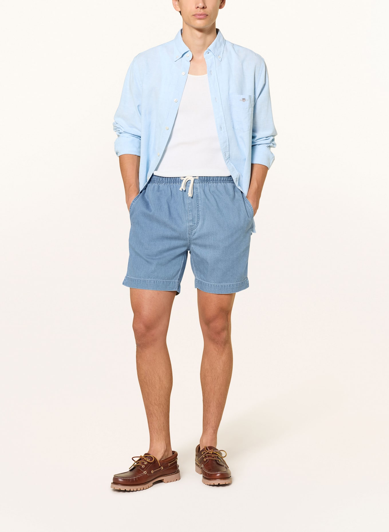 GANT Jeansshorts Regular Fit: HELLBLAU
