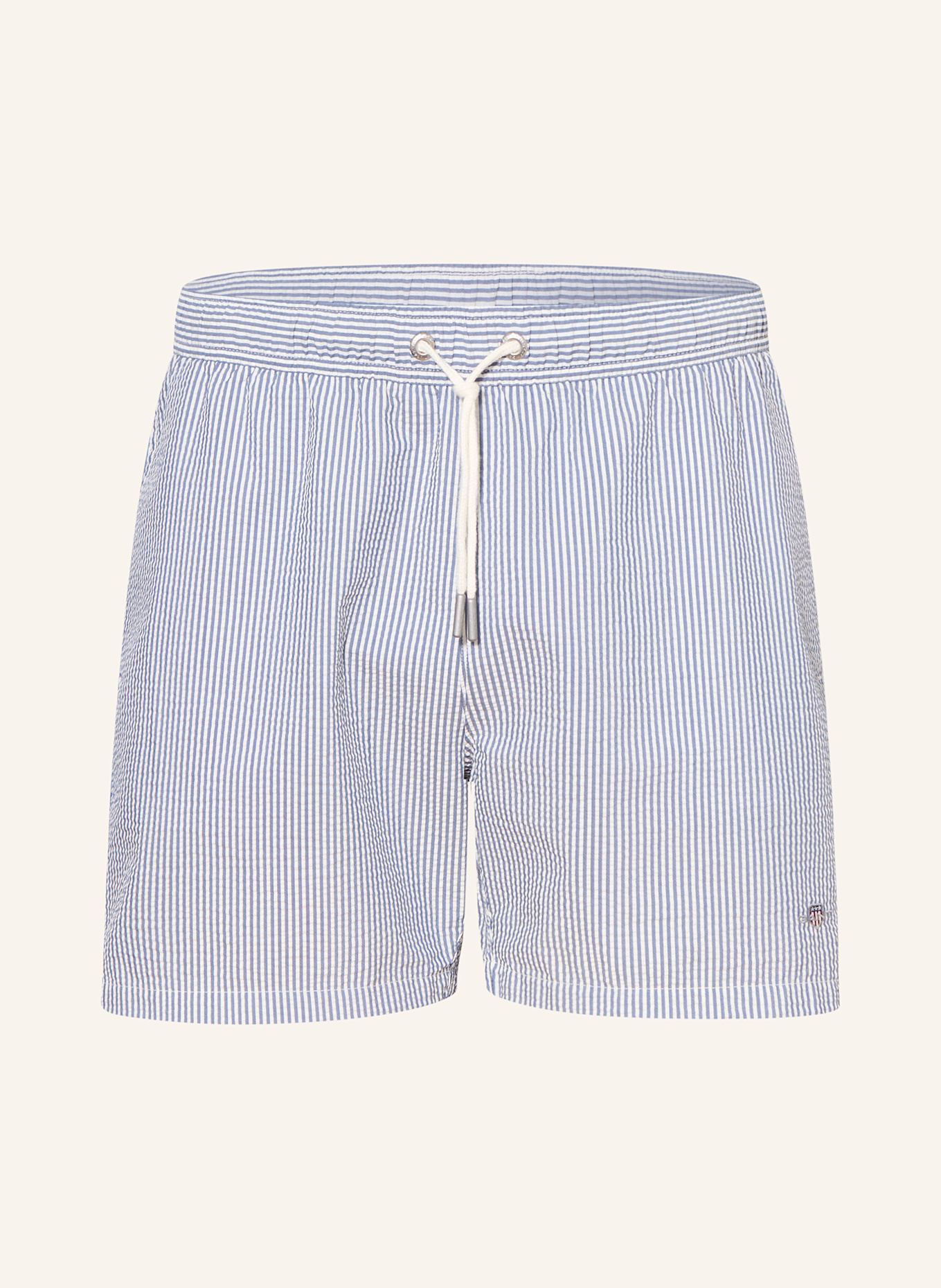 GANT Swim Shorts: LIGHT BLUE / WHITE
