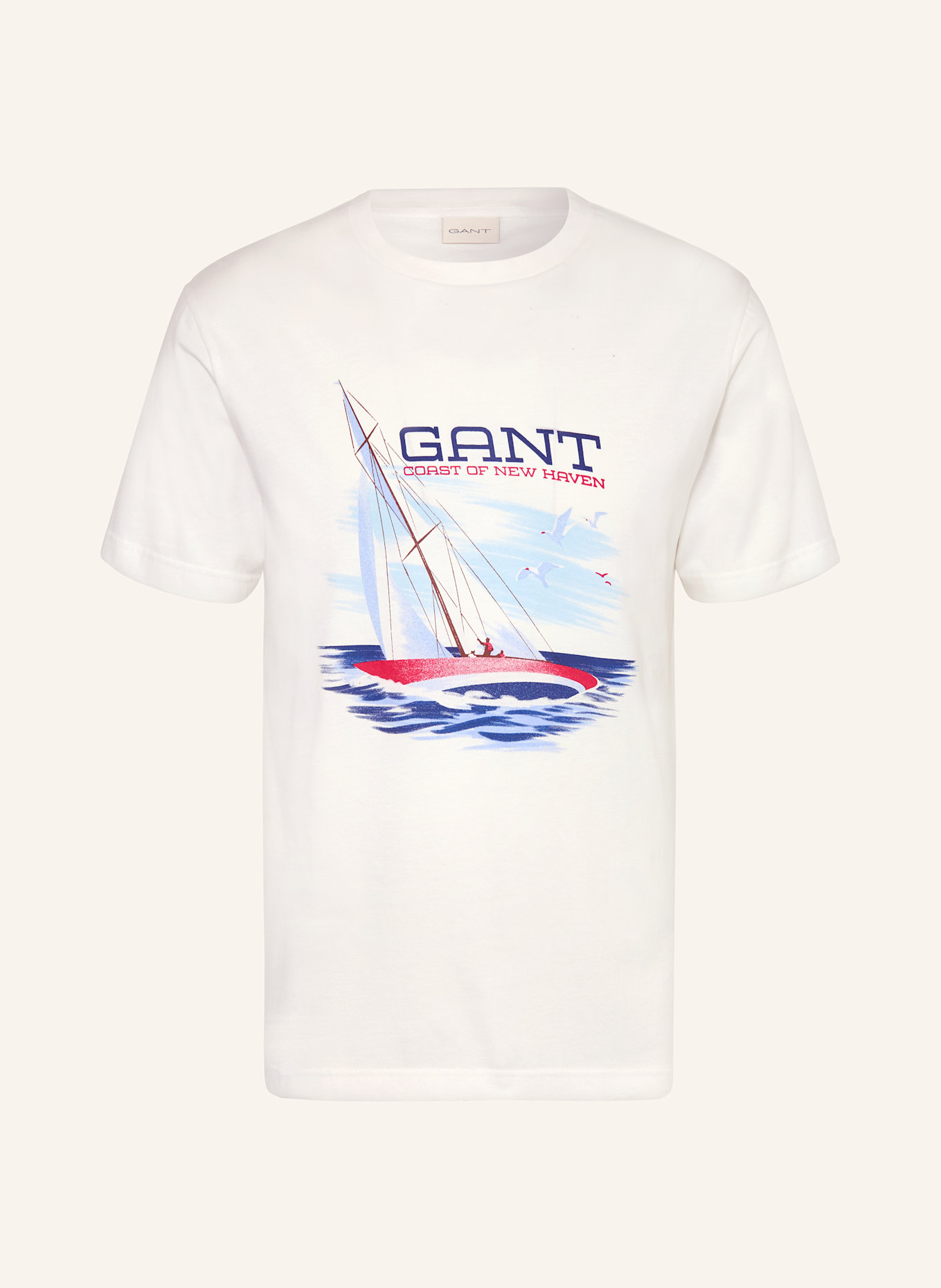 GANT T-Shirt: ECRU