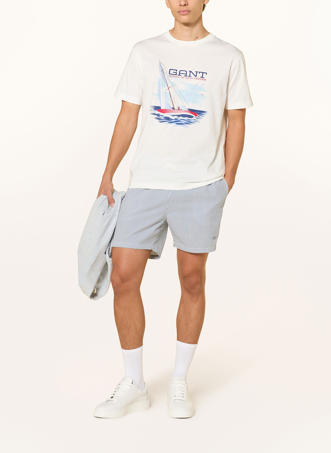 GANT T-Shirt: ECRU