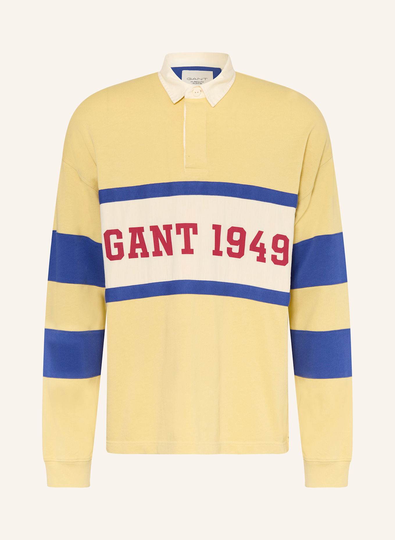GANT Rugbyshirt: HELLGELB