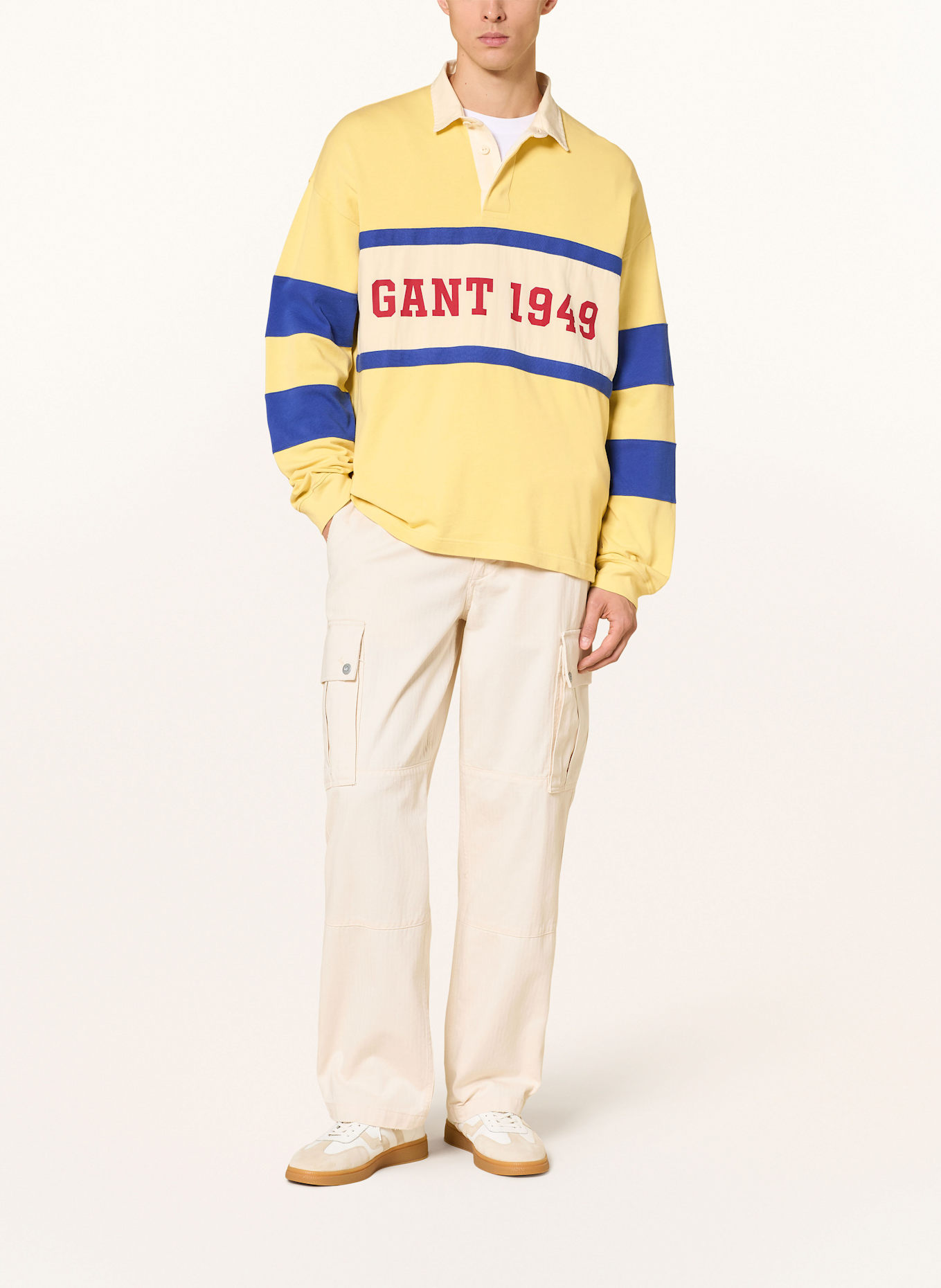 GANT Rugbyshirt: HELLGELB
