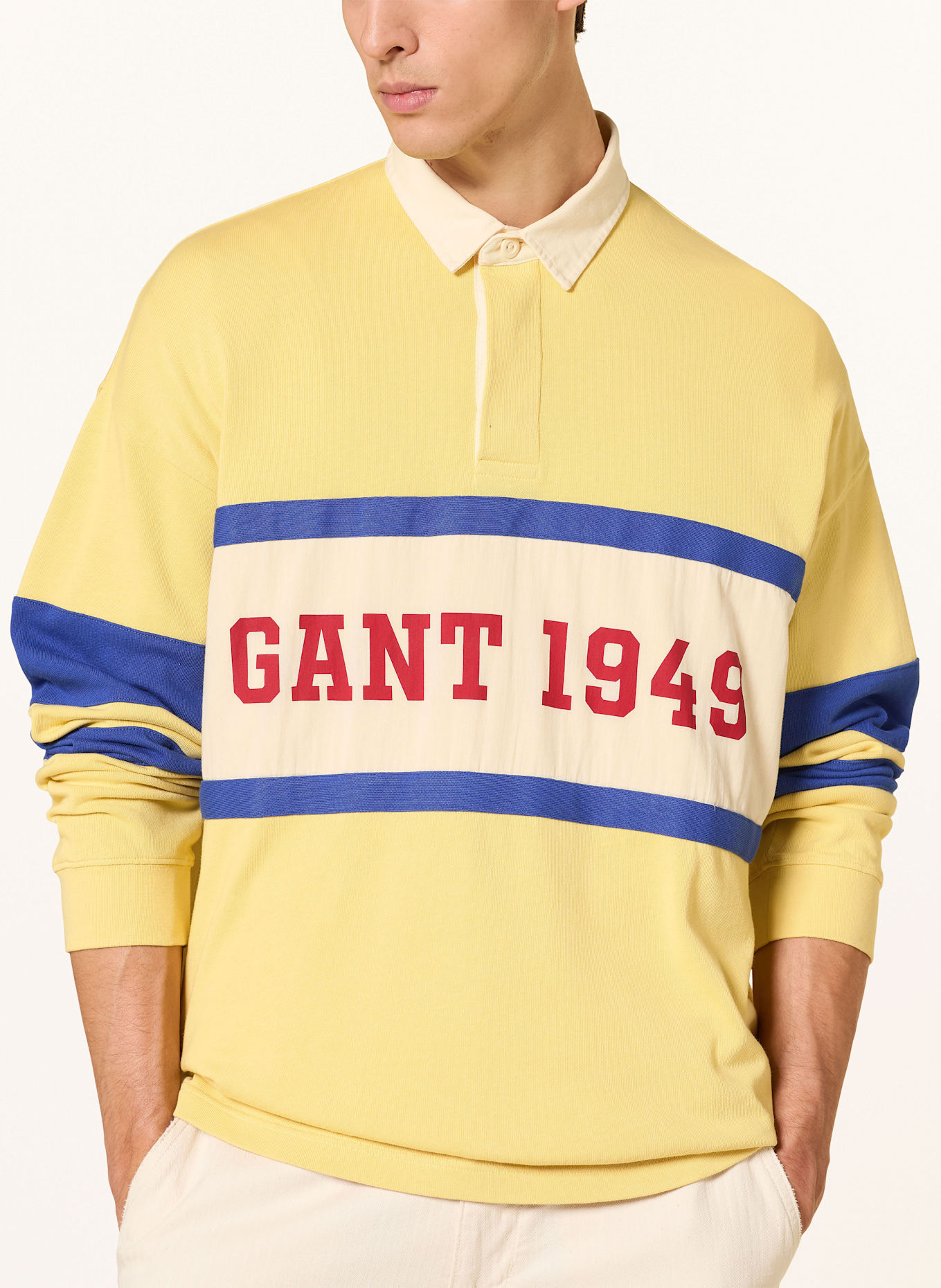 GANT Rugbyshirt: HELLGELB