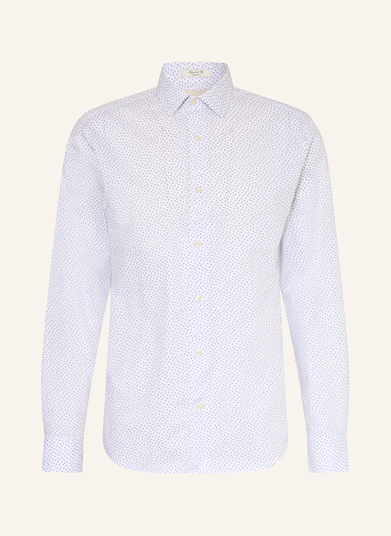 GANT Hemd Regular Fit: WEISS / BLAU