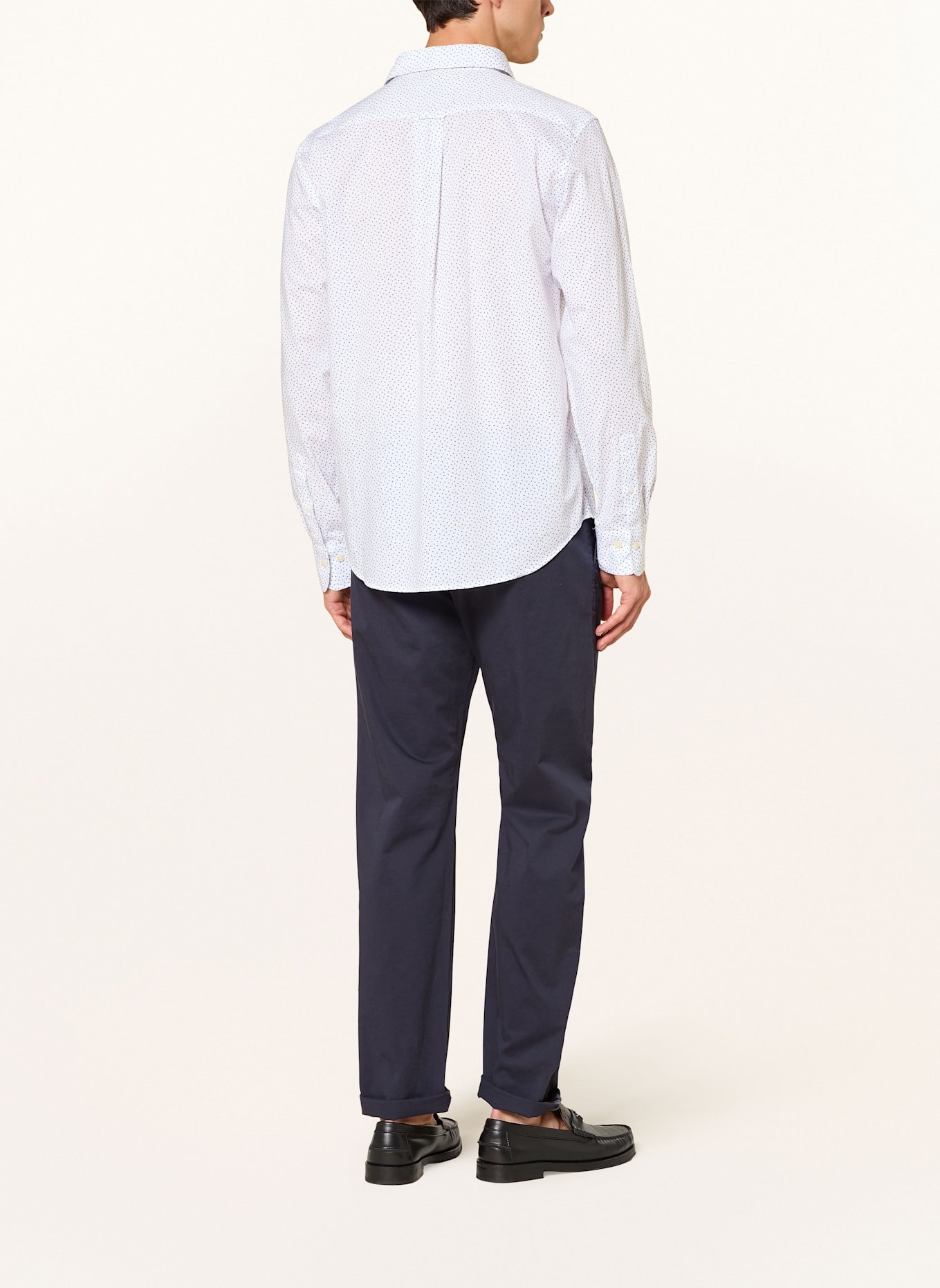 GANT Hemd Regular Fit: WEISS / BLAU