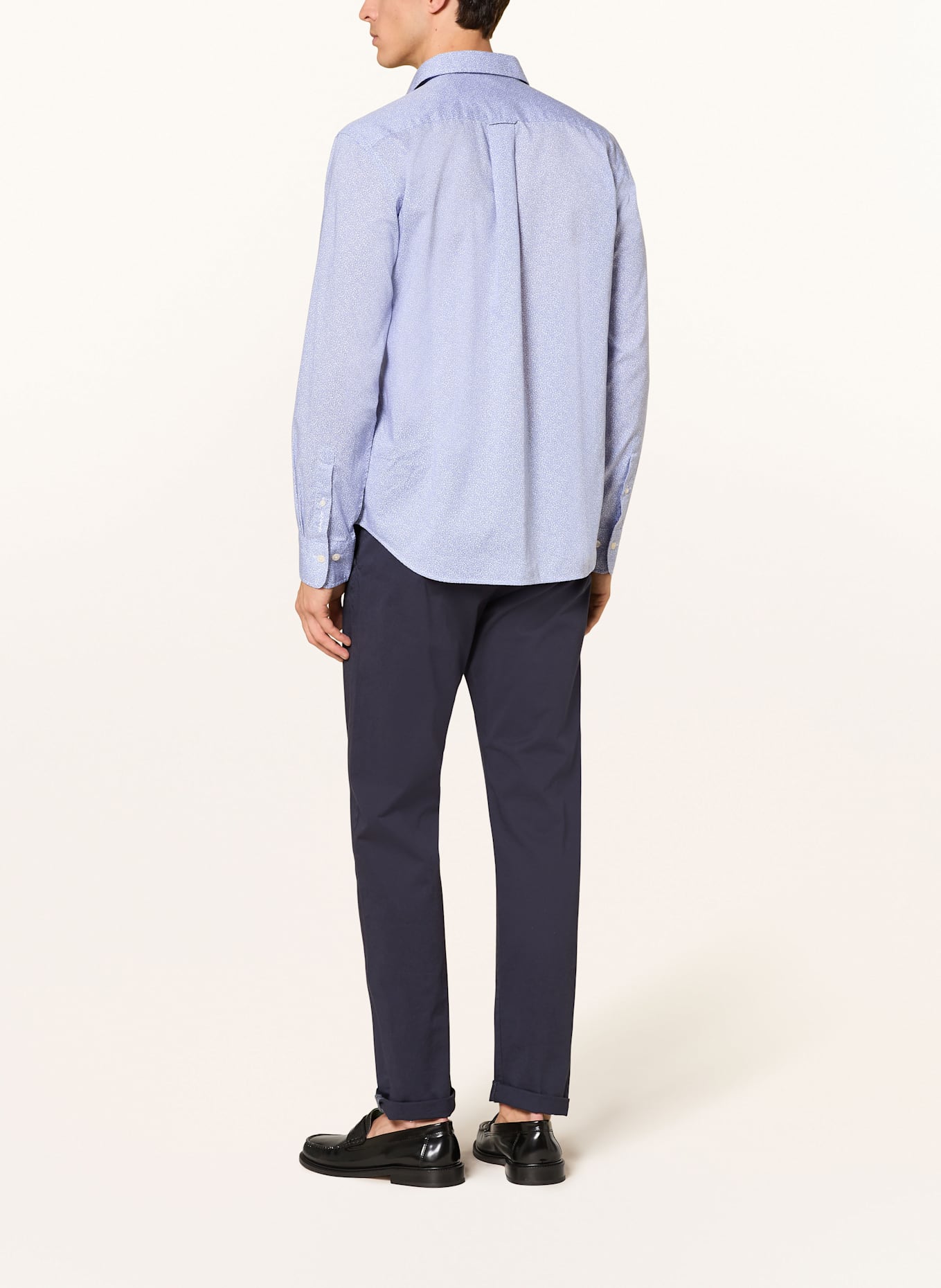GANT Hemd Regular Fit: HELLBLAU / WEISS