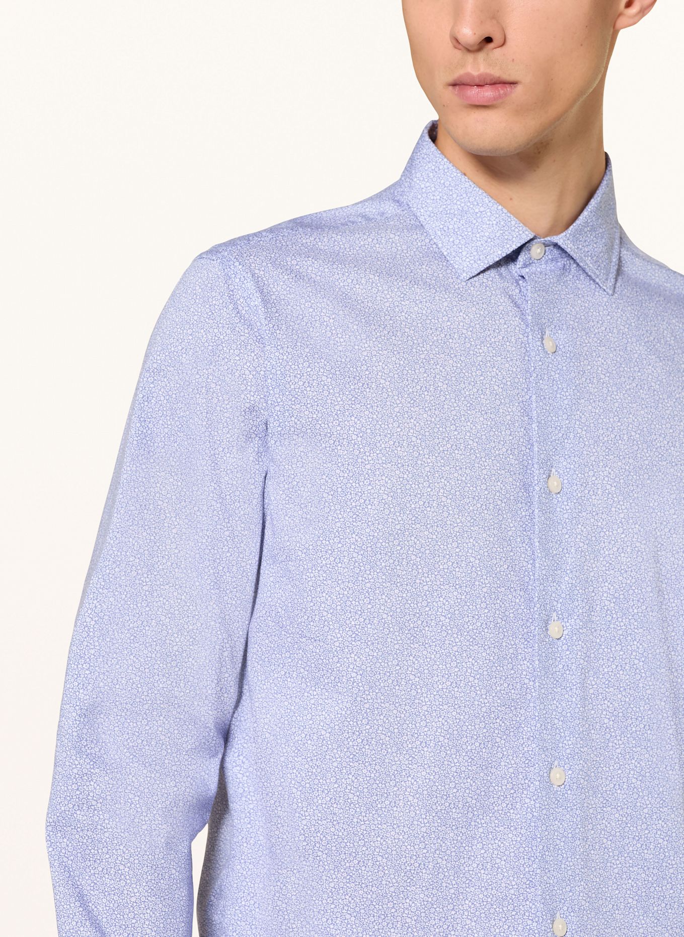 GANT Hemd Regular Fit: HELLBLAU / WEISS