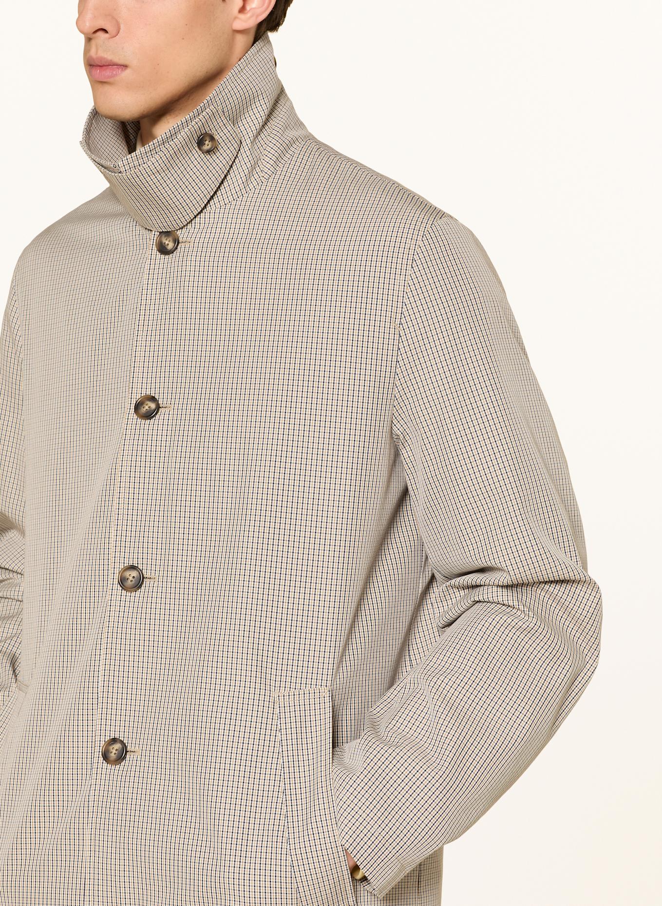 GANT Trenchcoat: BEIGE / DUNKELBLAU