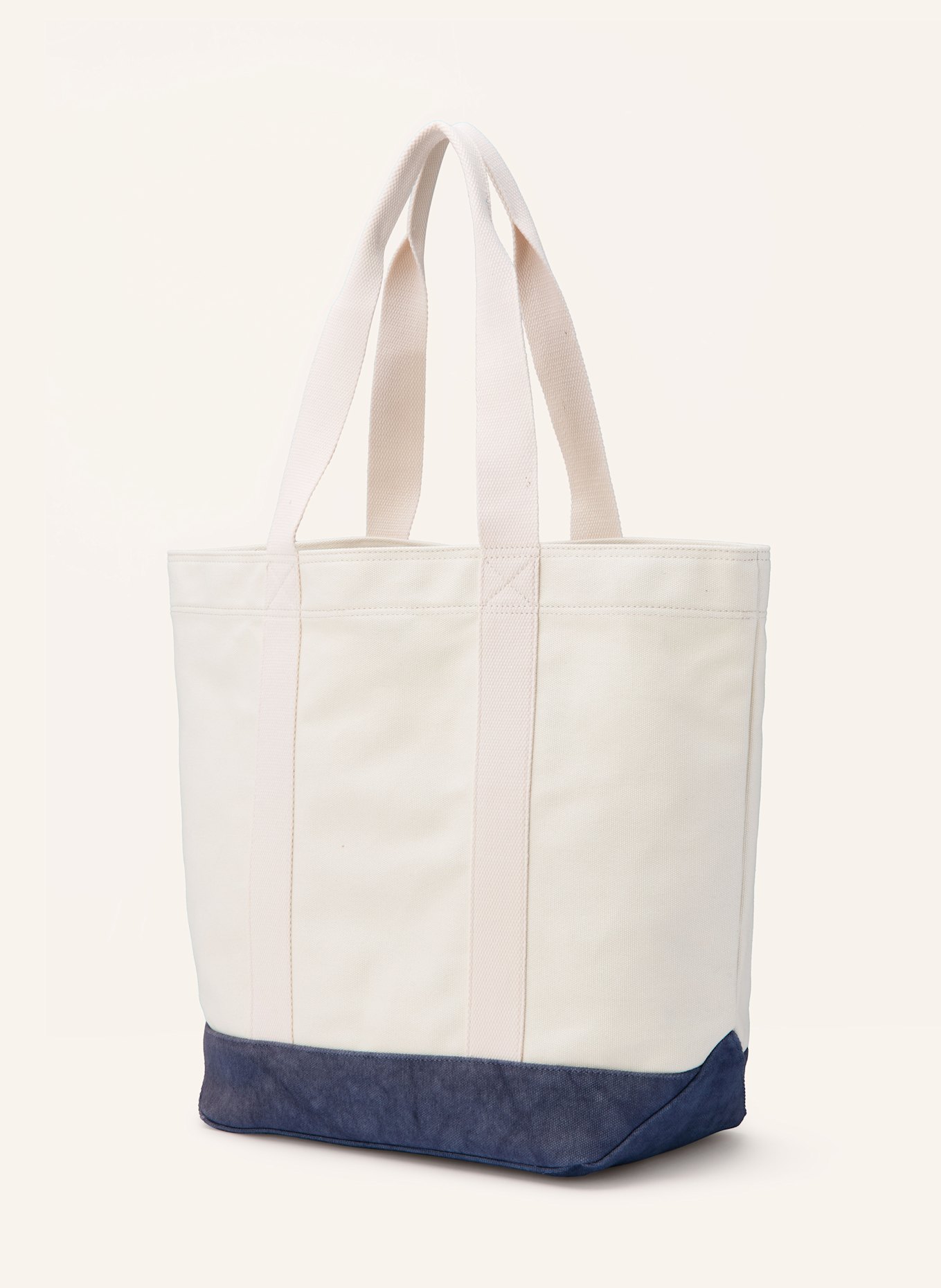 GANT Shopper: ECRU / DUNKELBLAU
