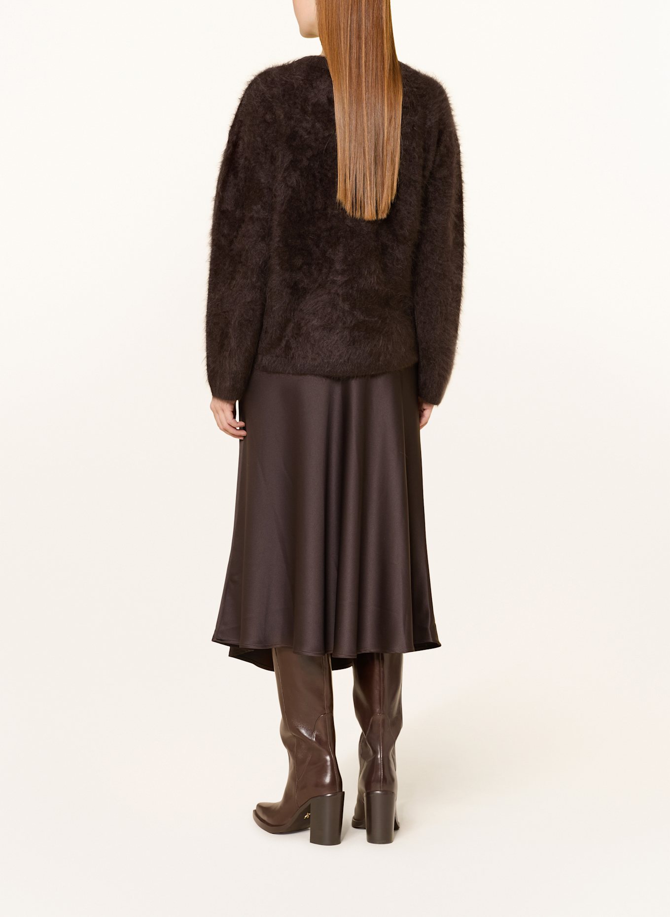 Juvia Sweater NORINA: DARK BROWN