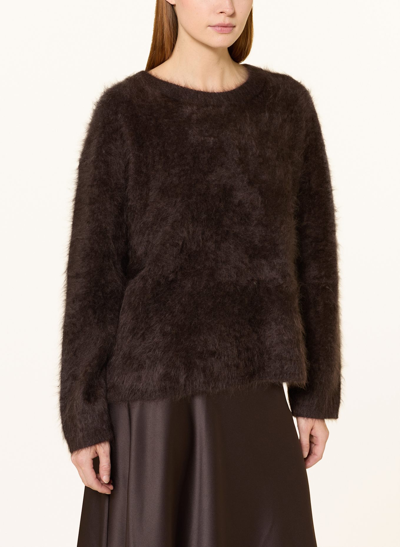 Juvia Sweater NORINA: DARK BROWN