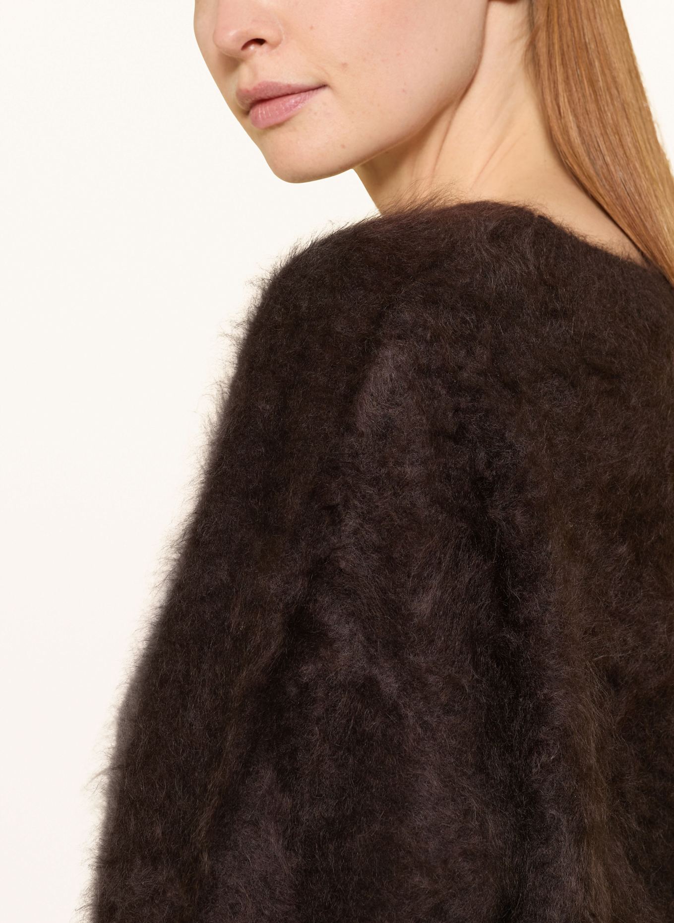 Juvia Sweater NORINA: DARK BROWN