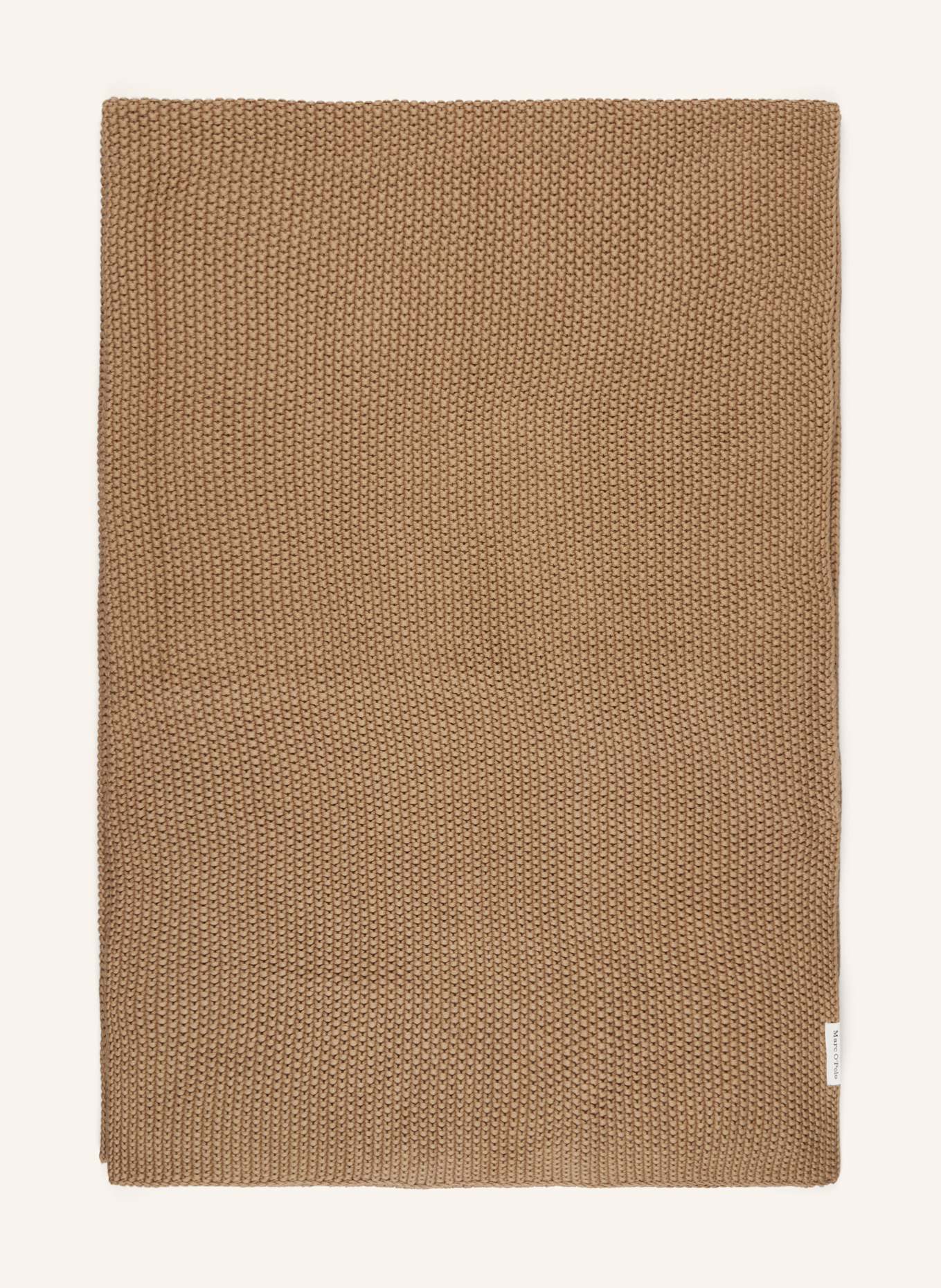 Marc O'Polo Pled NORDIC KNIT: BRĄZOWY