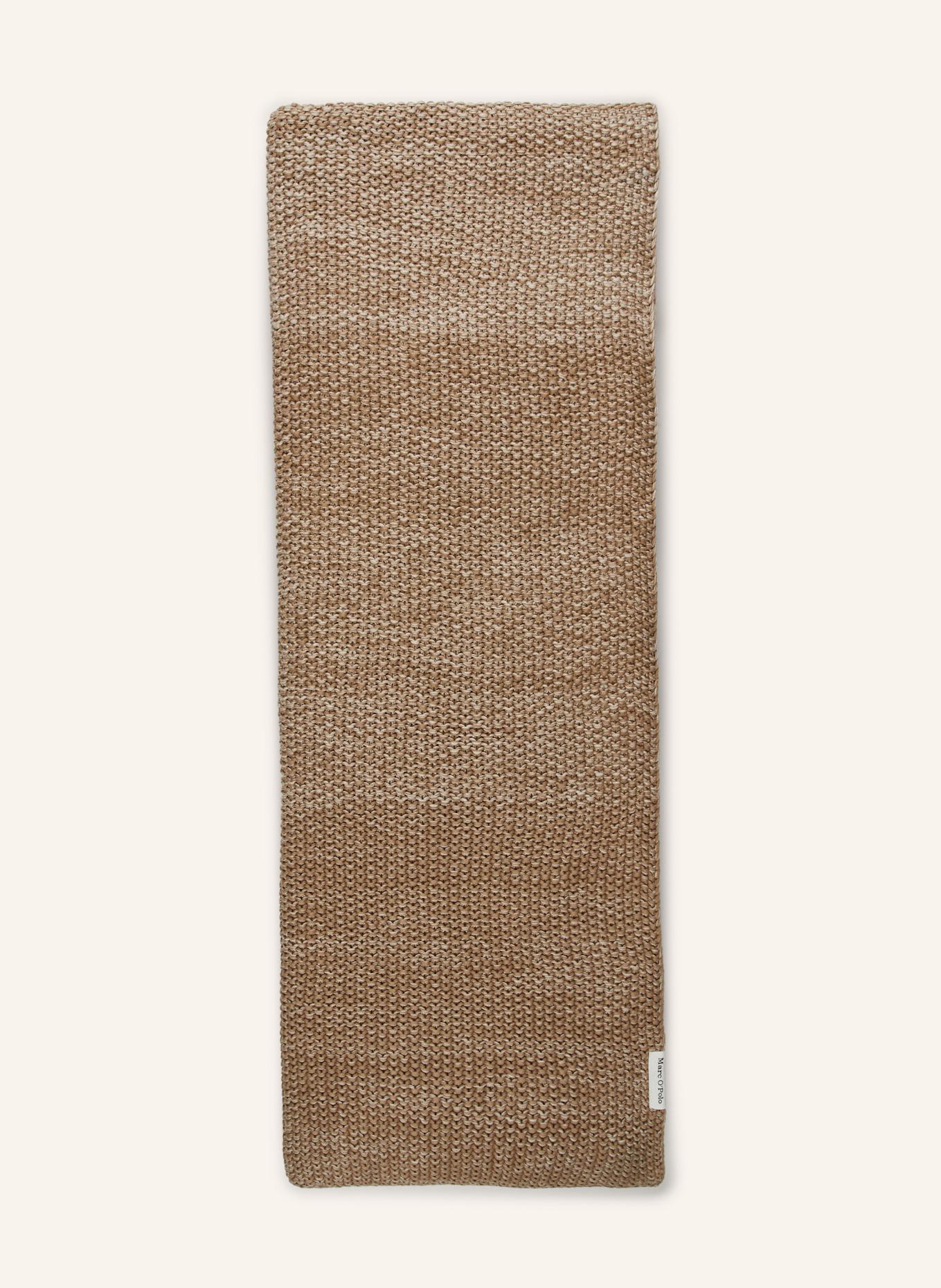 Marc O'Polo Plaid NORDIC KNIT: HELLBRAUN / WEISS