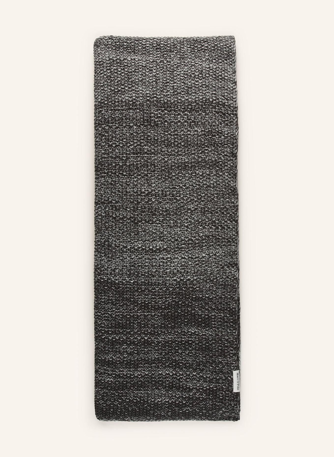 Marc O'Polo Plaid NORDIC KNIT: DUNKELGRAU / WEISS