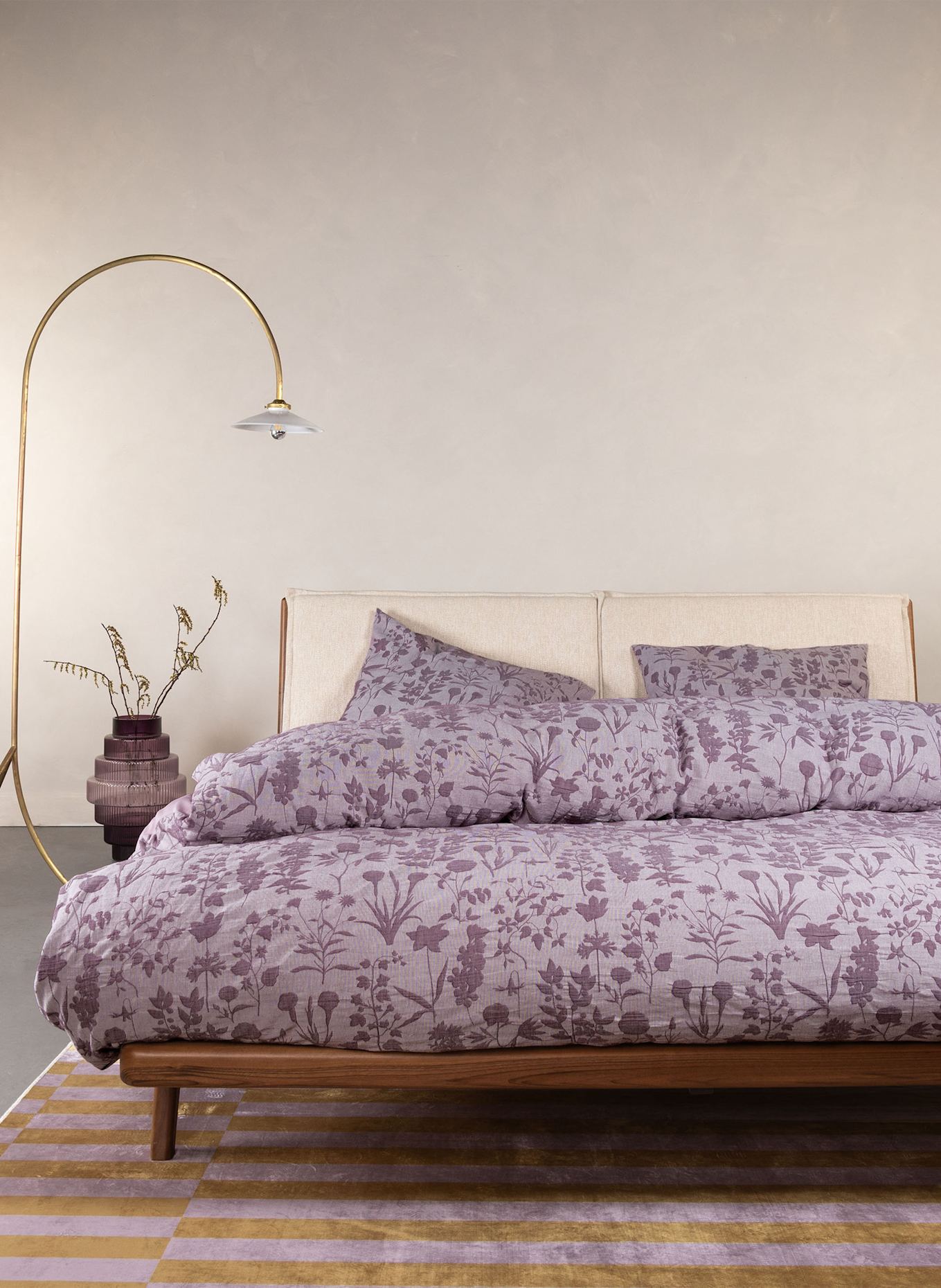 ESSENZA Linge de lit MARIBEL: LILAS CLAIR