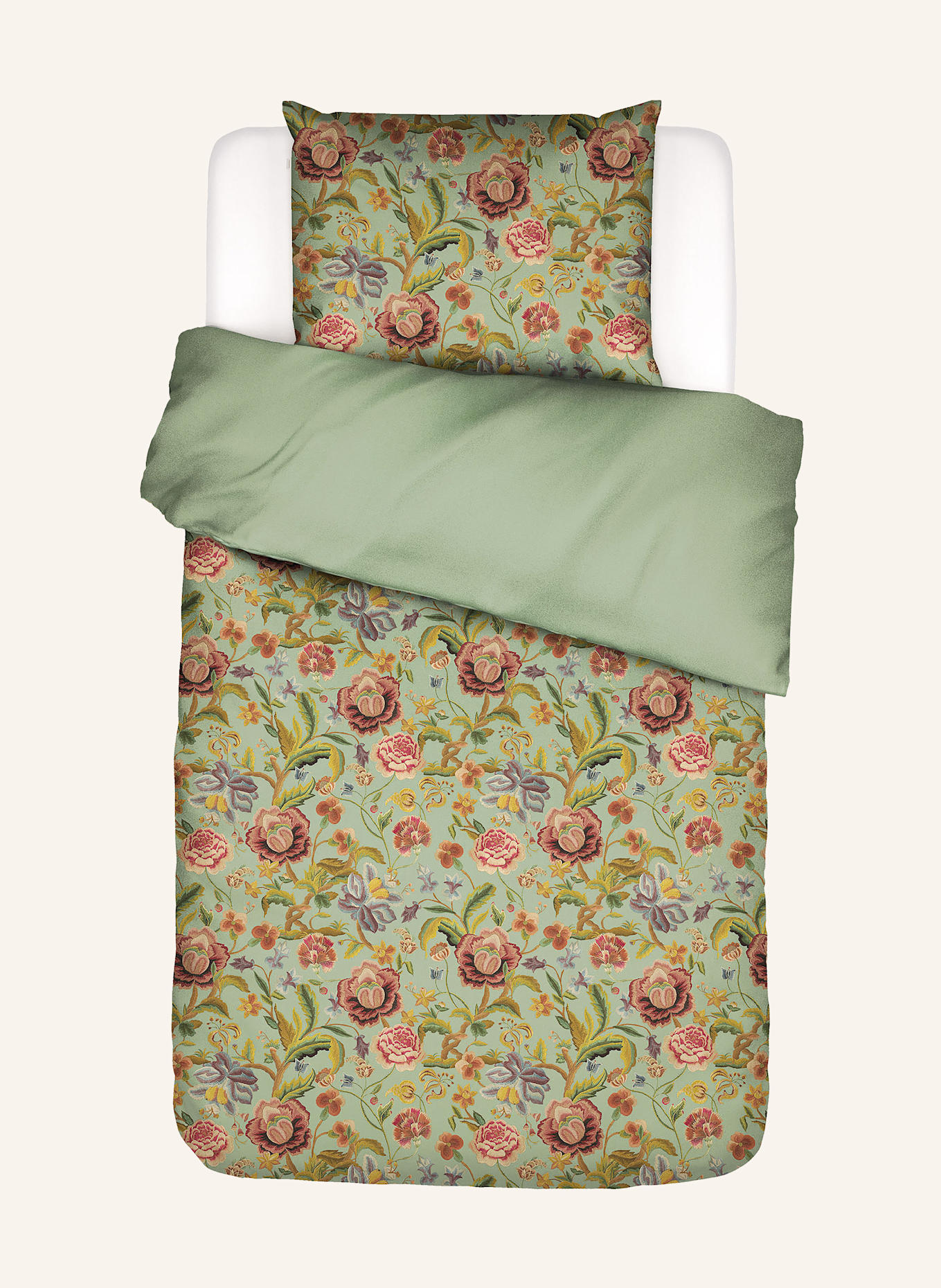 ESSENZA Linge de lit ROSANELLA: VERT