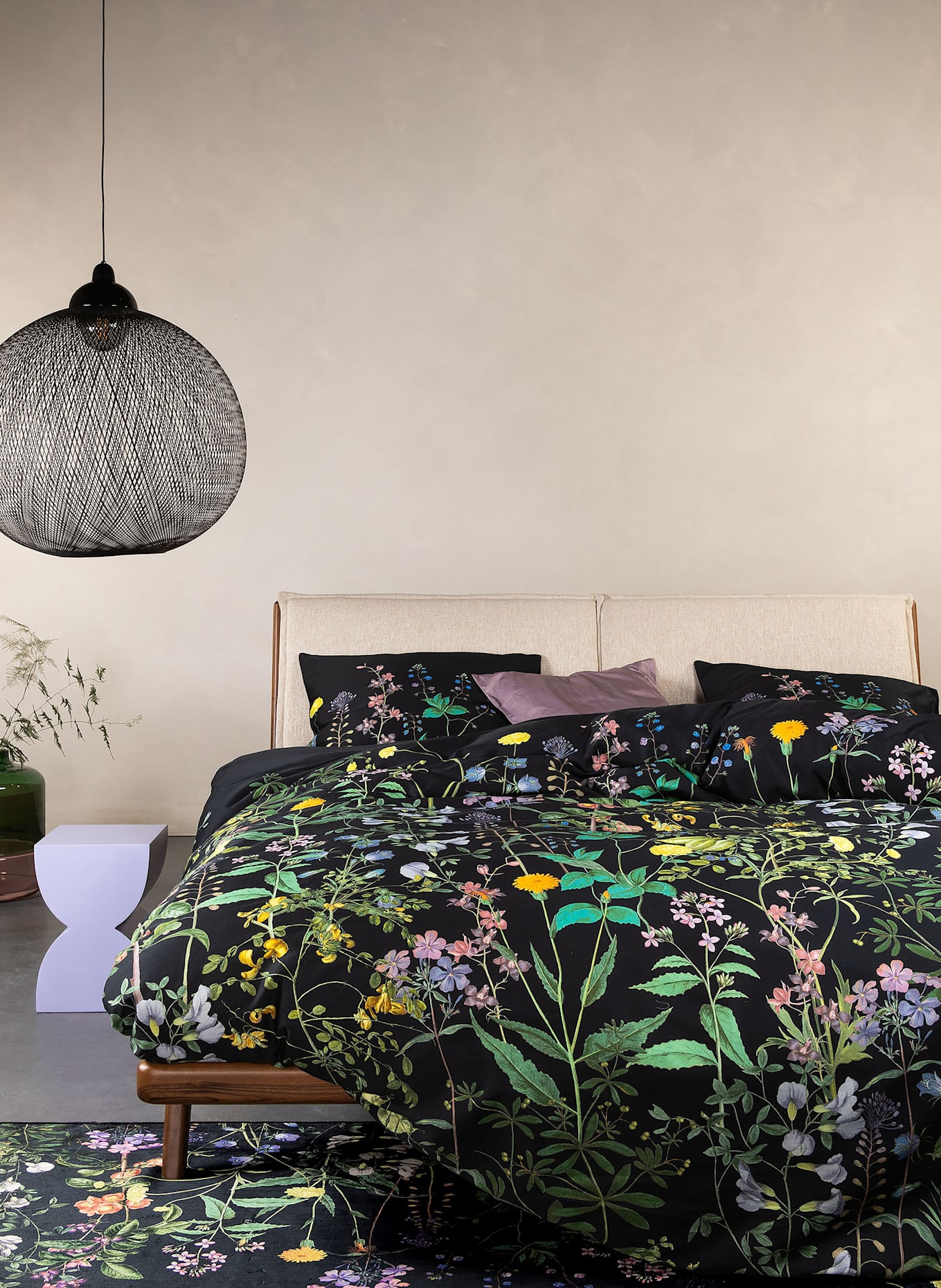 ESSENZA Pościel AUGUSTINA: CZARNY