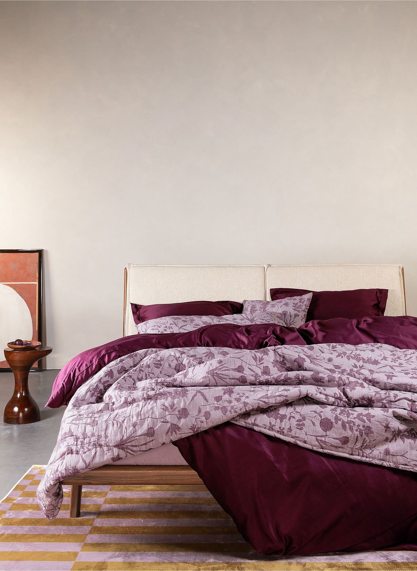 ESSENZA Narzuta na łóżko MARIBEL: JASNOFIOLETOWY