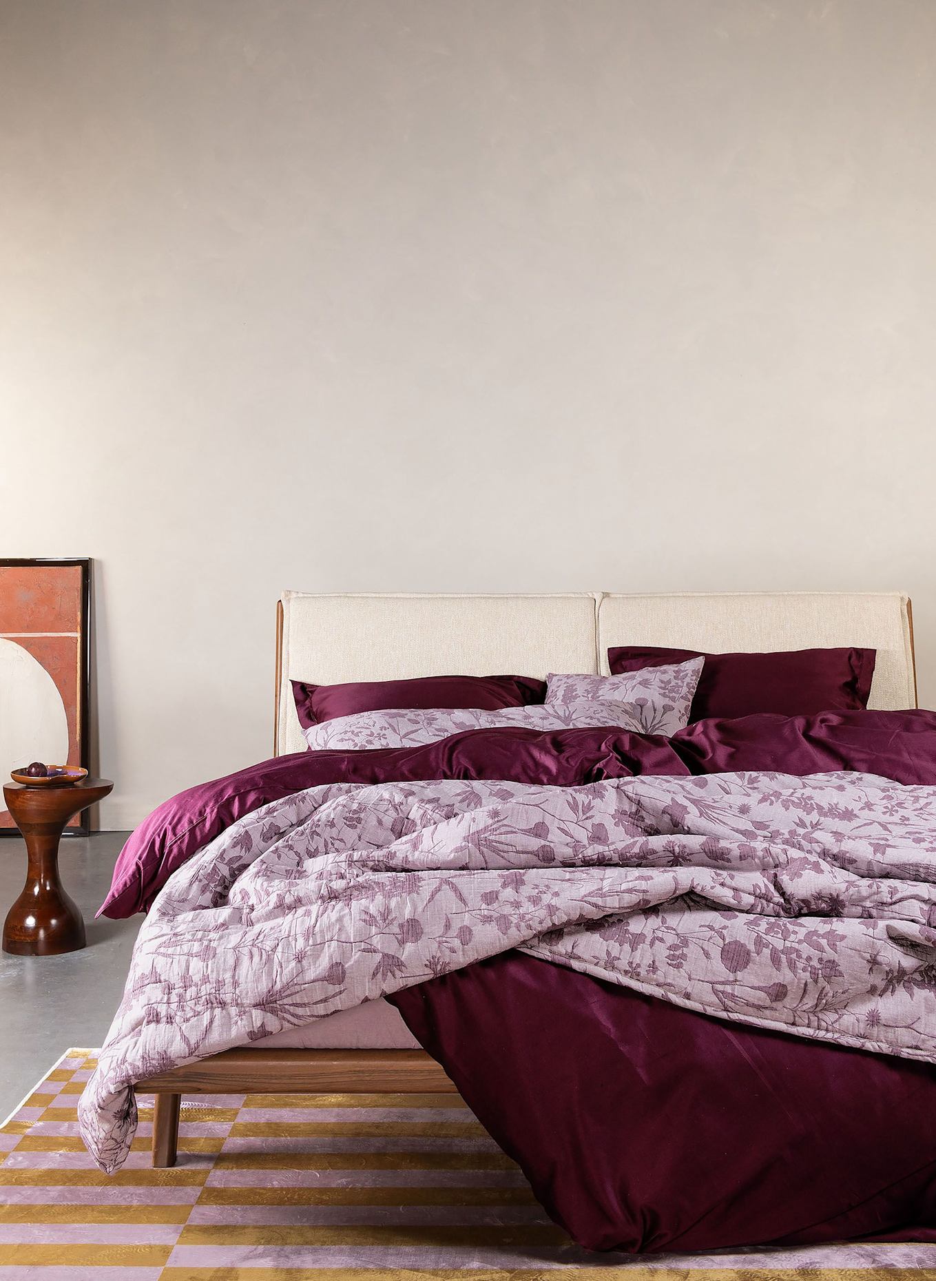 ESSENZA Pled MARIBEL: JASNOFIOLETOWY