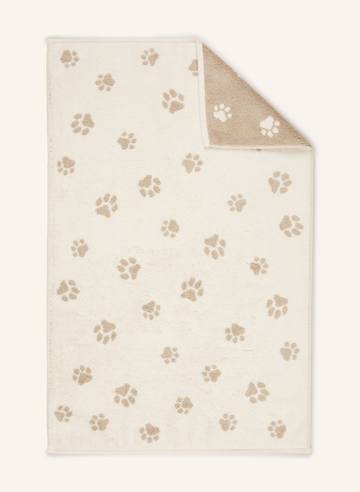 Cawö Badematte WE LOVE DOGS: CREME / BEIGE