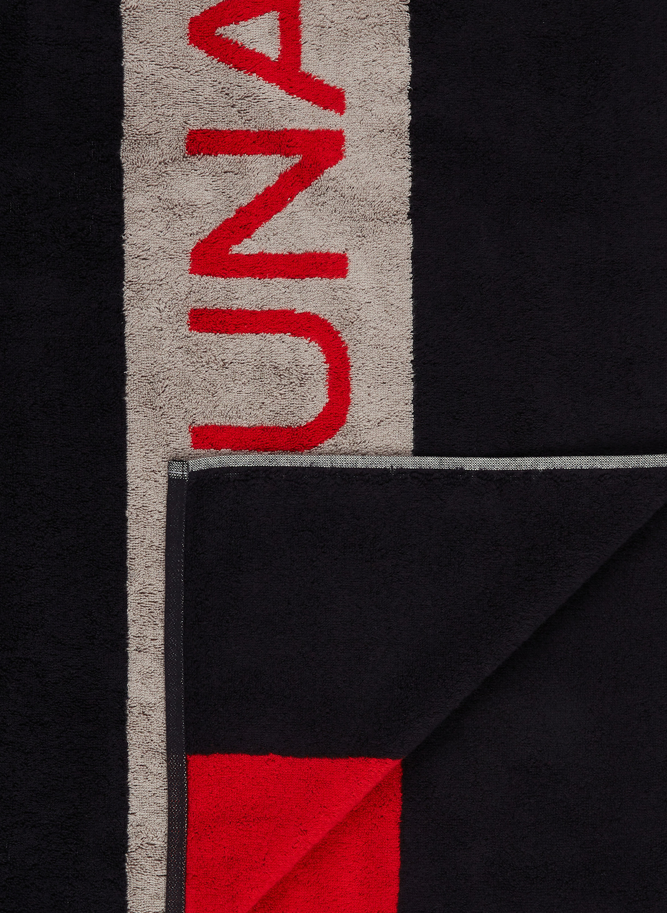 Cawö Serviette de sauna SAUNA: NOIR / GRIS / ROUGE