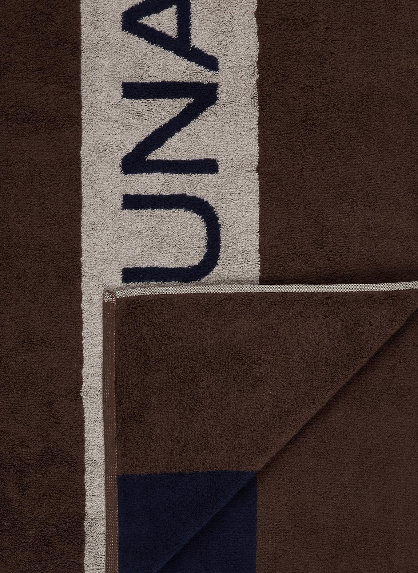 Cawö Serviette de sauna SAUNA: MARRON FONCÉ / GRIS / BLEU