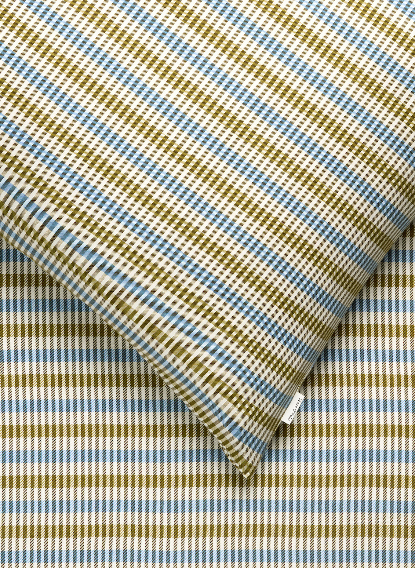 Marc O'Polo Bettwäsche OLLE: ECRU / OLIV / BLAU