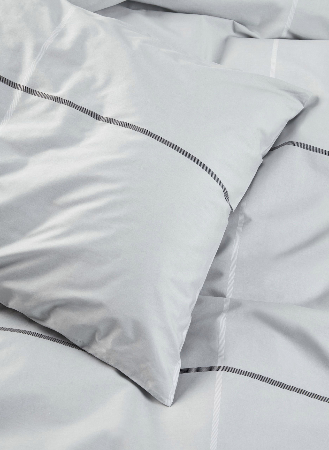 Marc O'Polo Bettwäsche SUVIE: HELLGRAU/ SCHWARZ