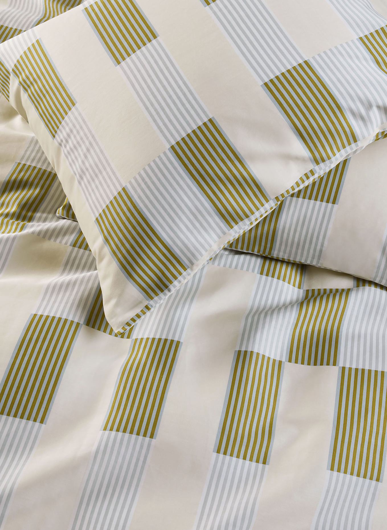 Marc O'Polo Bettwäsche SVERRE: ECRU / HELLBLAU / OLIV