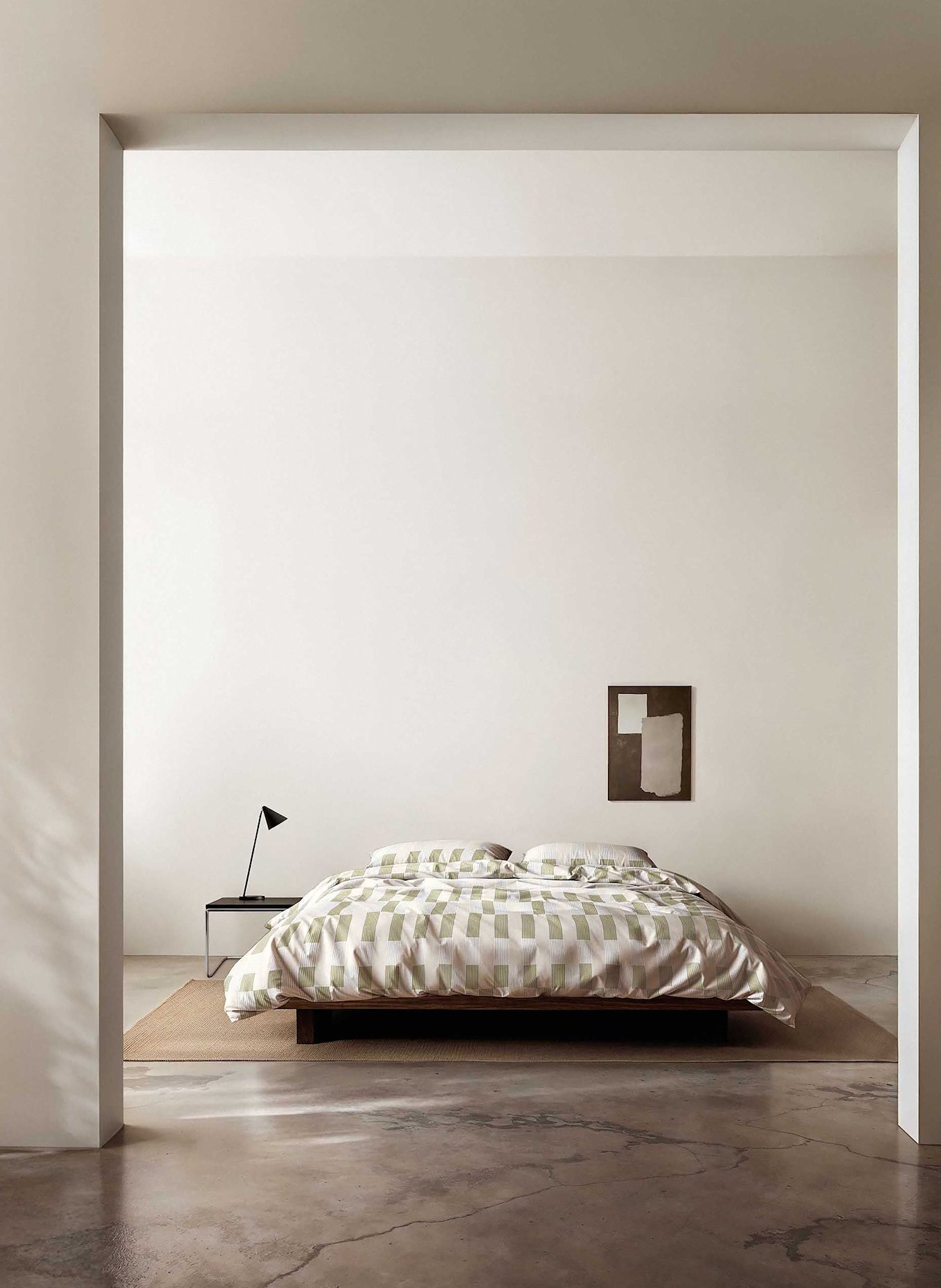 Marc O'Polo Bettwäsche SVERRE: ECRU / HELLBLAU / OLIV