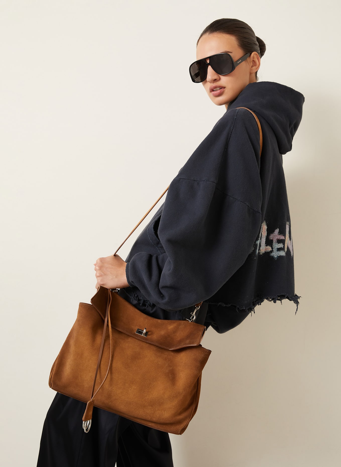 BALENCIAGA sac à main: MARRON