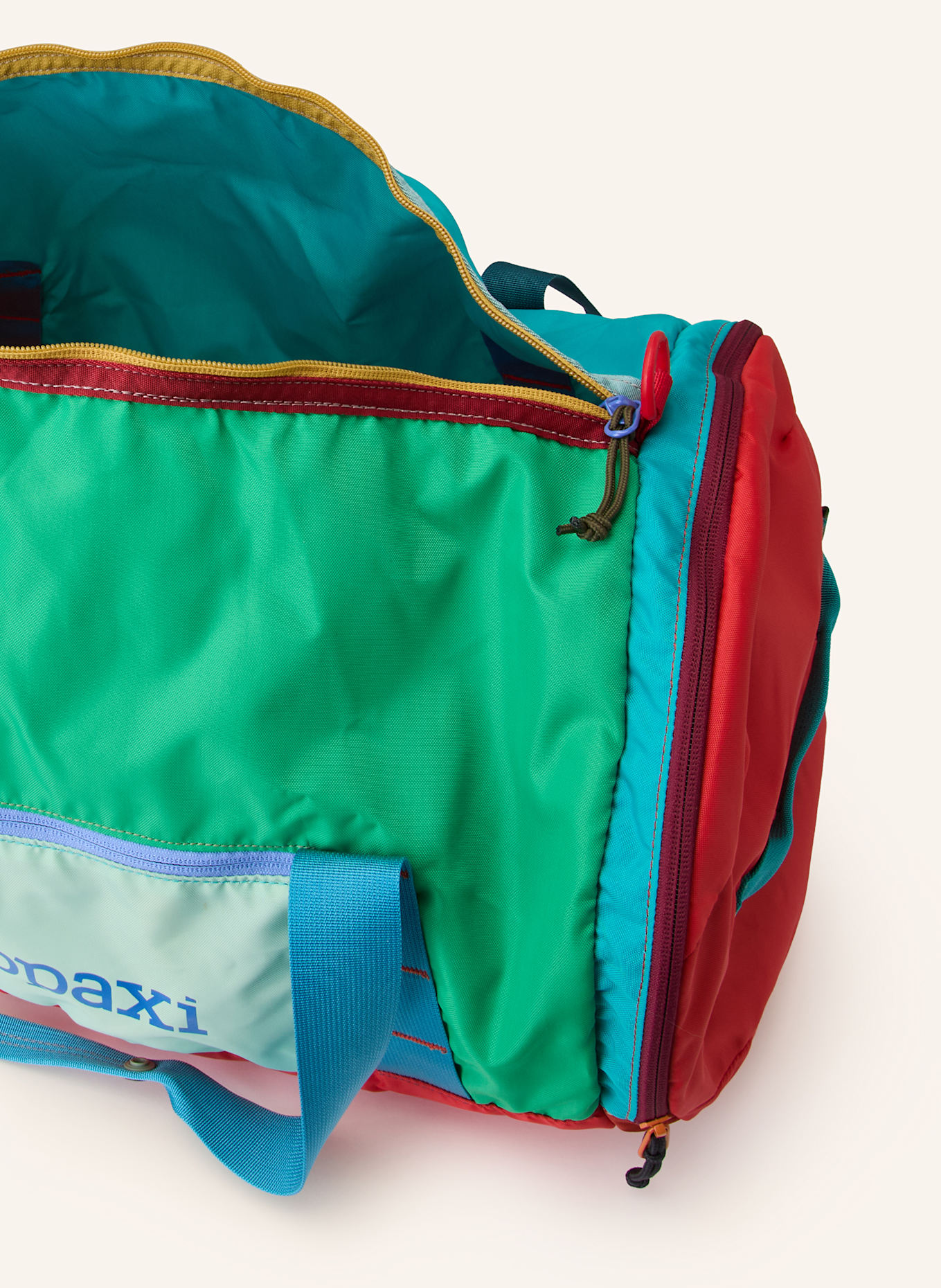 cotopaxi Gym bag LIGERA 45 l: BLUE/ YELLOW/ LIGHT PURPLE