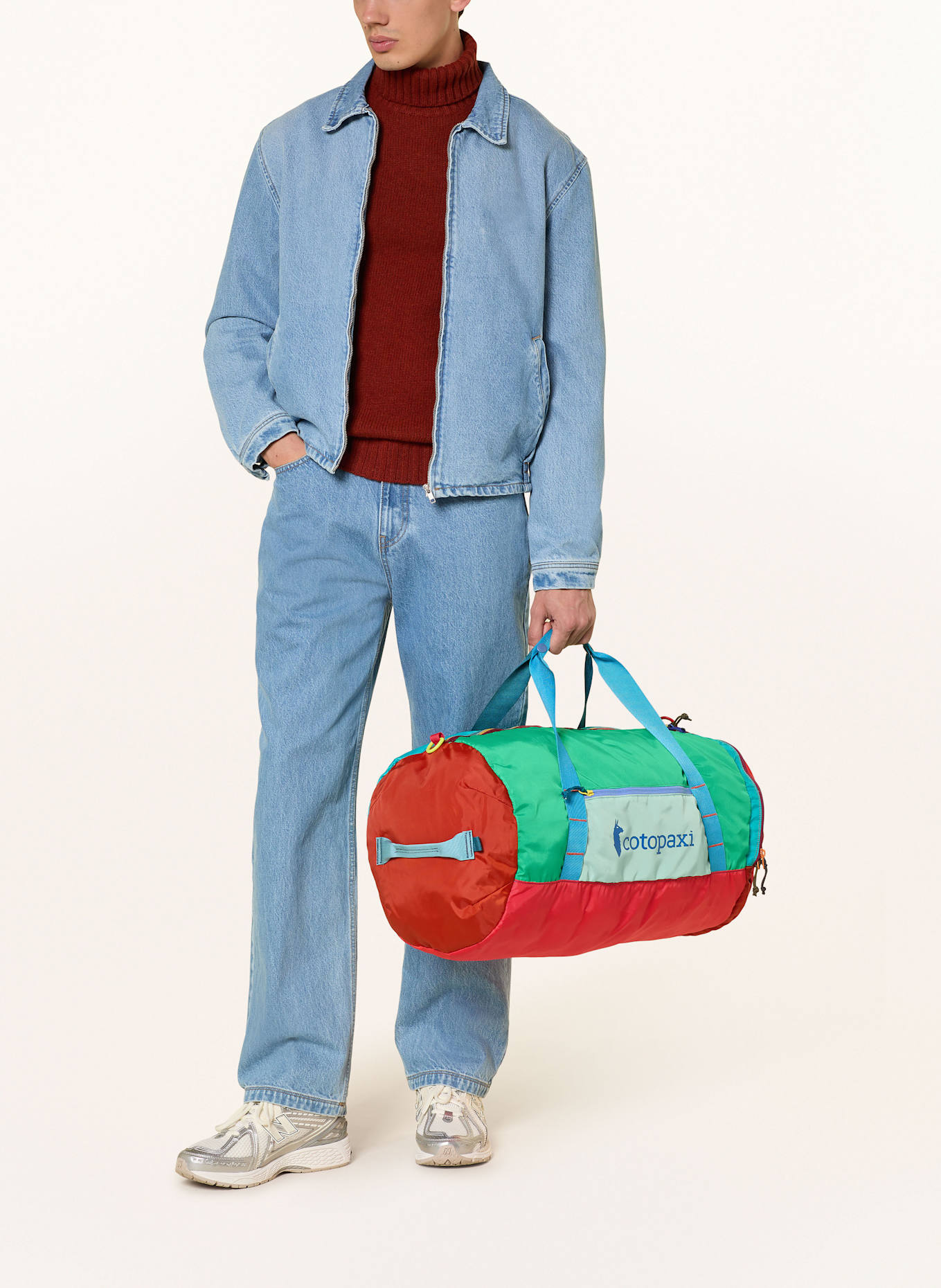 cotopaxi Gym bag LIGERA 45 l: BLUE/ YELLOW/ LIGHT PURPLE