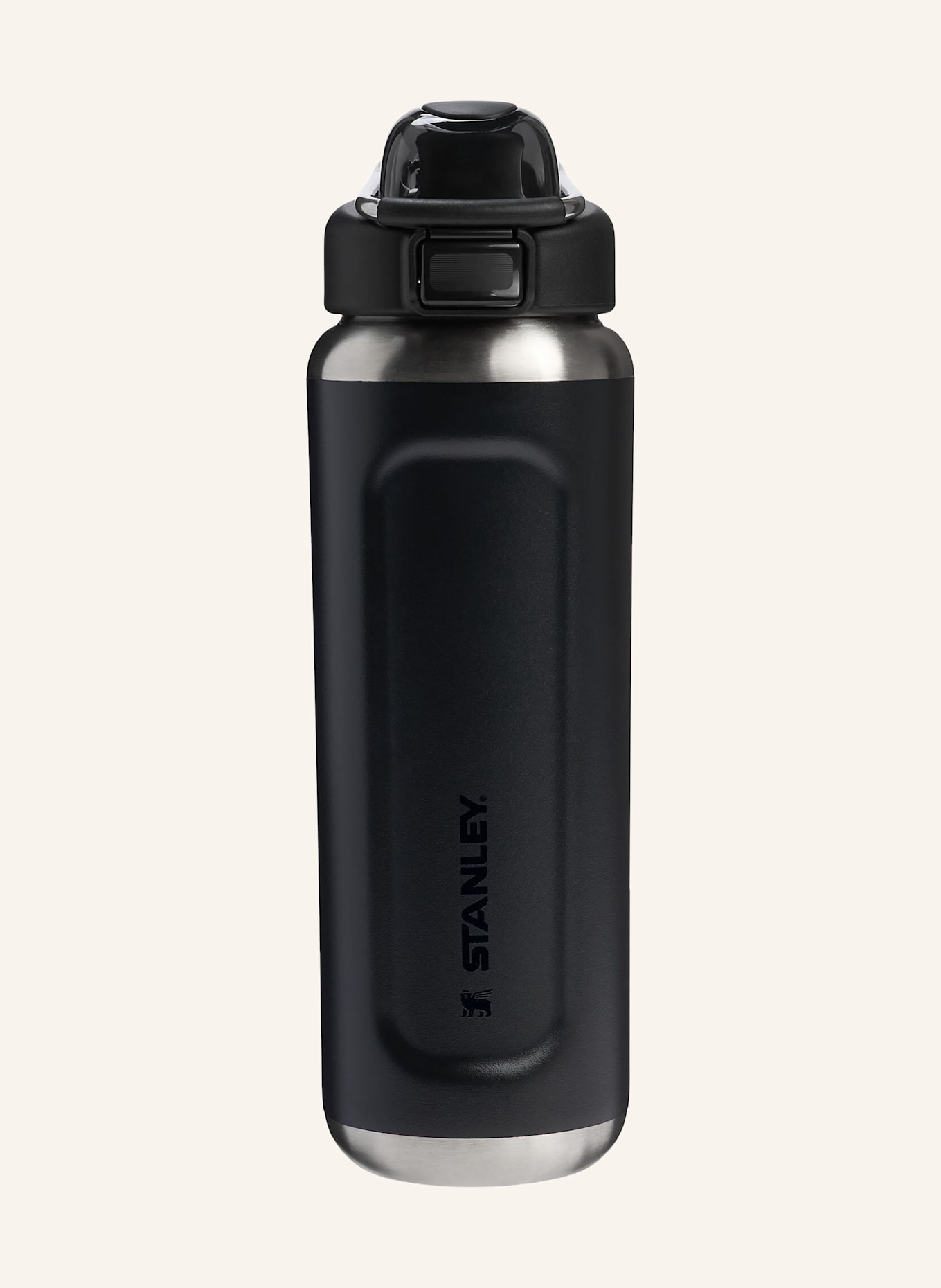 STANLEY Isolierflasche THE WELLSPRING BOTTLE: SCHWARZ / SILBER