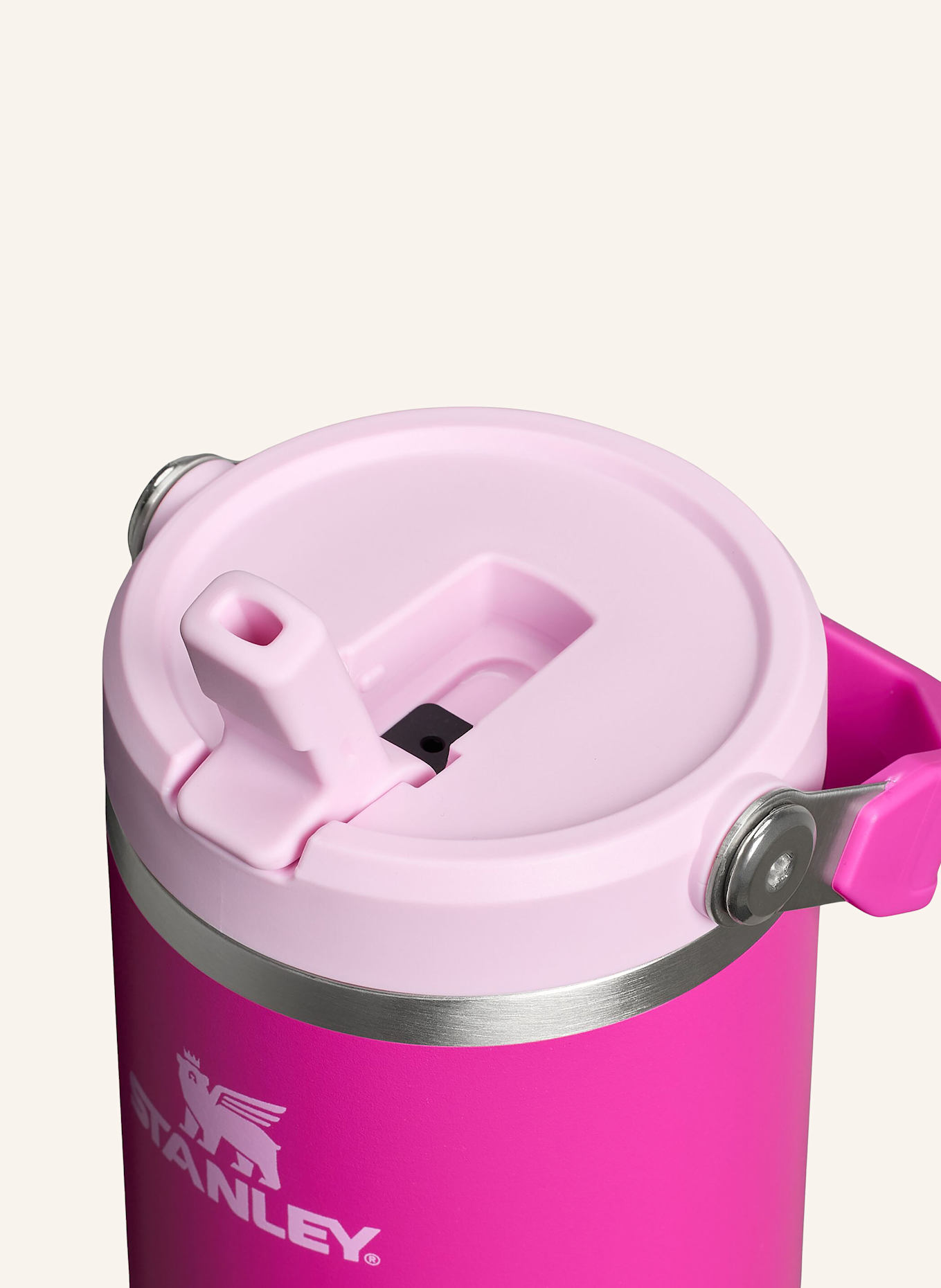 STANLEY Thermobecher THE ICEFLOW™ FLIP STRAW 2.0: PINK / HELLROSA
