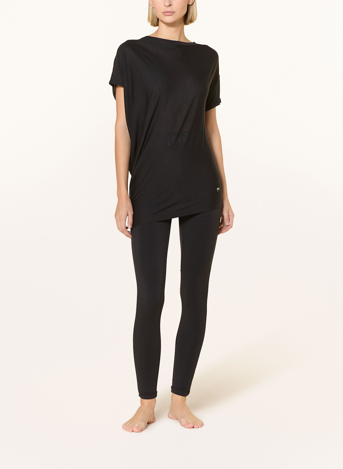 super.natural Lange Unterhose BASE+ B HOT: SCHWARZ