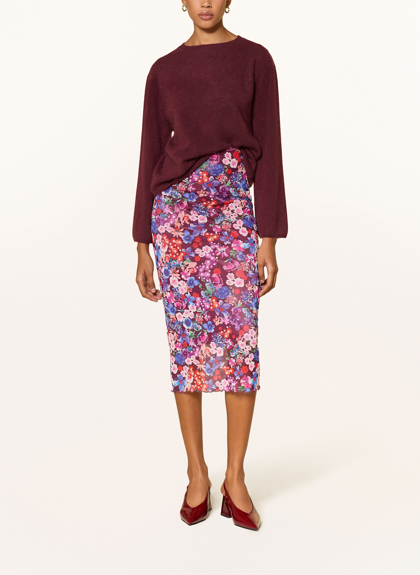 Rich & Royal Mesh-Rock: ROT / BLAU / PINK